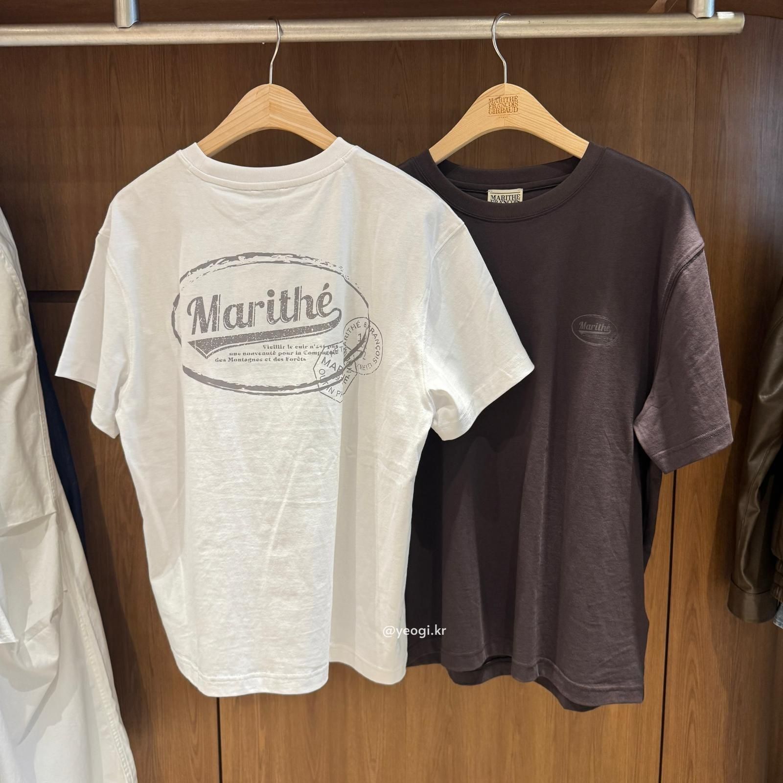 [11/4前入code每件最高可再-$20] MARITHE FRANCOIS GIRBAUD (MFG)｜VINTAGE LOGO TYPO TEE [2 colors]