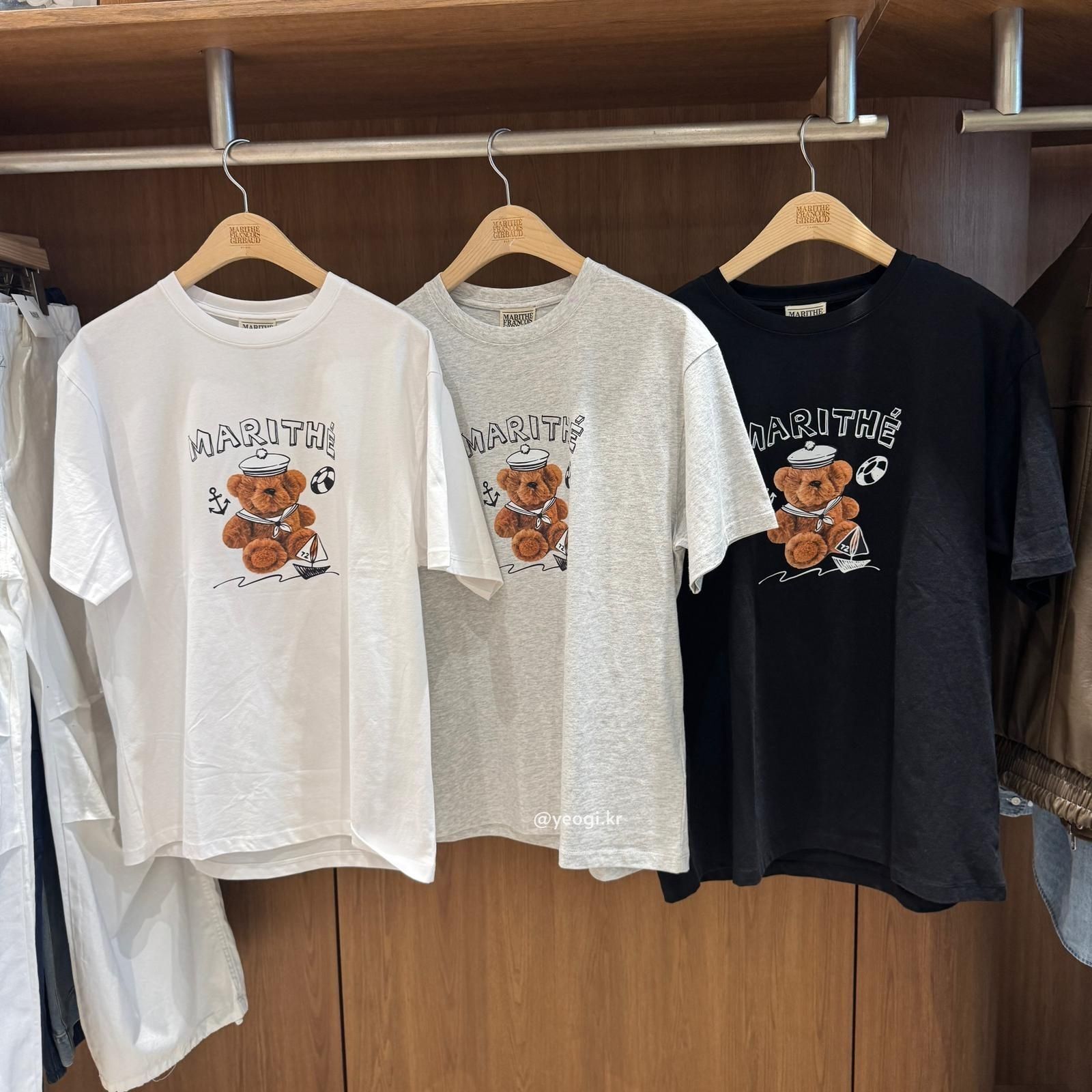 [11/4前入code每件最高可再-$20] MARITHE FRANCOIS GIRBAUD (MFG)｜MARINE DRAWING DOODLE GRAPHIC TEE [3 colors]