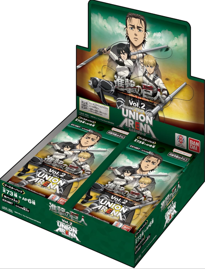 UNION ARENA ATTACK ON TITAN VOL.2 BOOSTER BOX