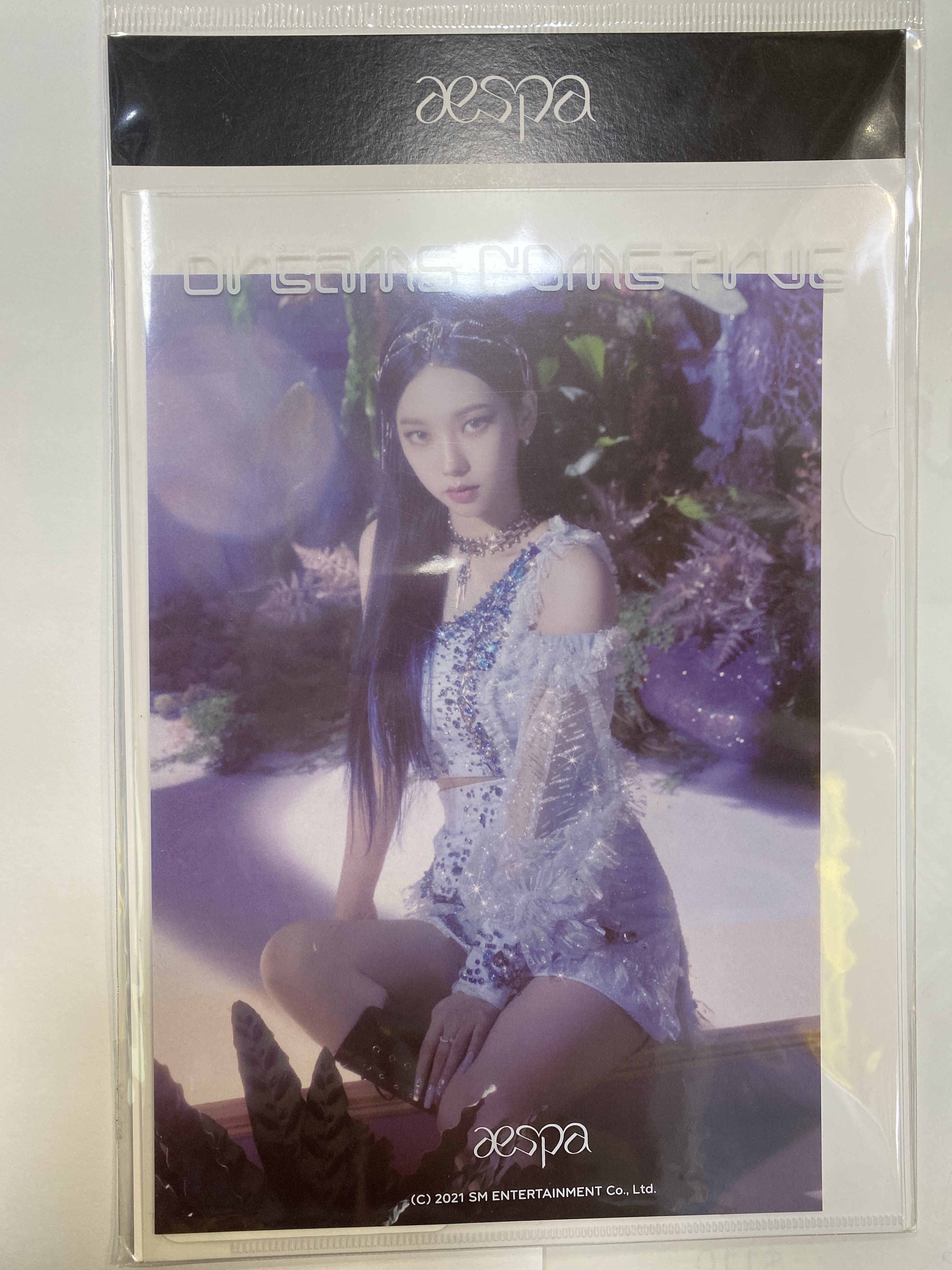 Aespa Dream come true postcard hologram card set