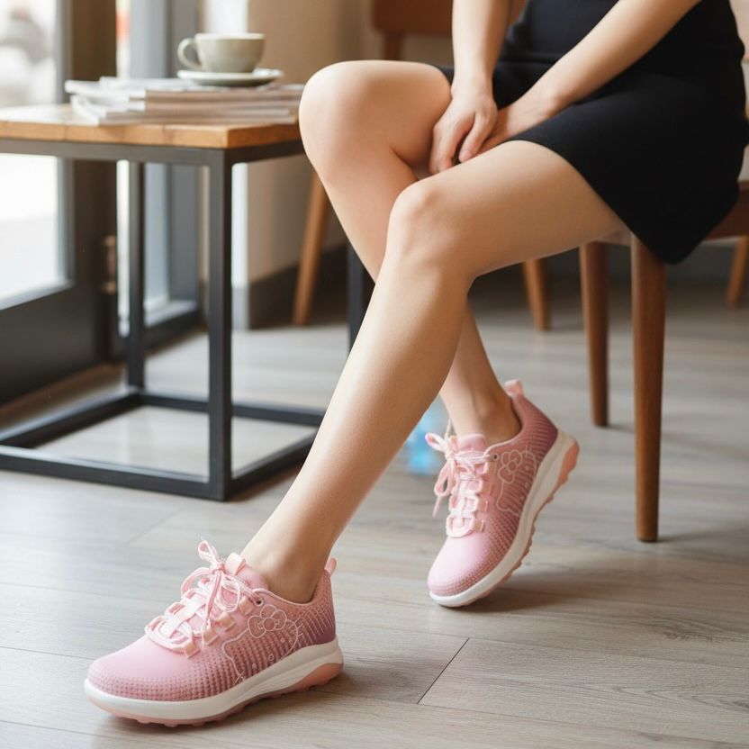 [現貨] 23193-KT Sanrio Hello Kitty 大面休閒鞋 #TW-SC23-722149 粉紅色