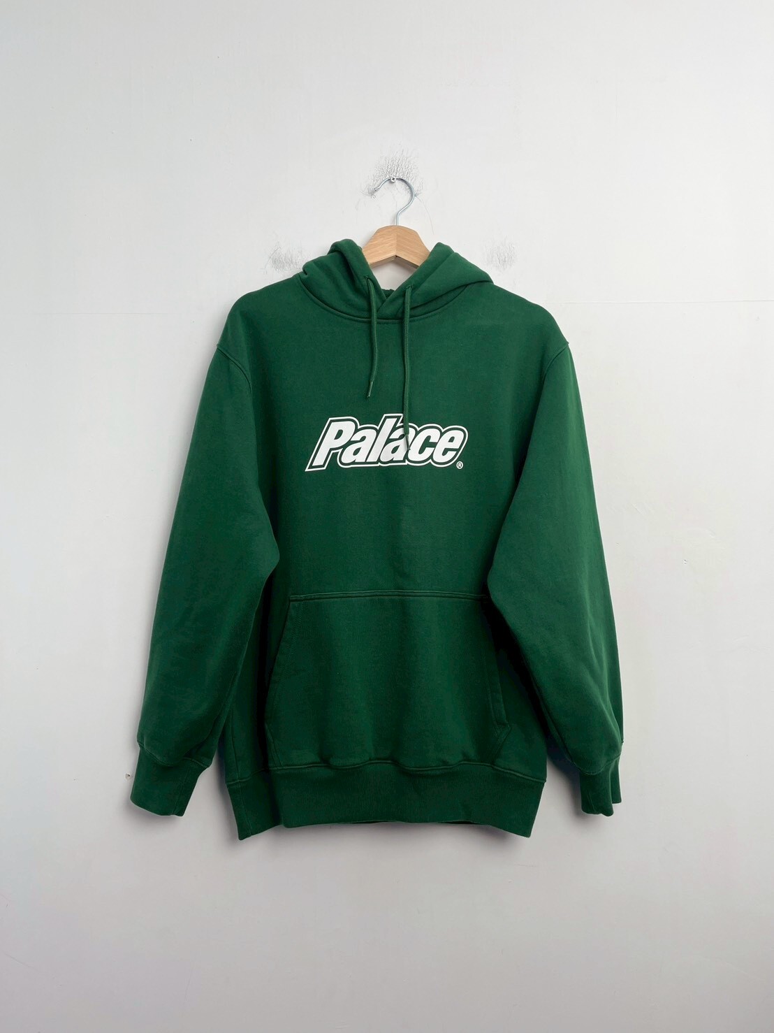 PALACE BORDER LOGO HOODIE SIZE M