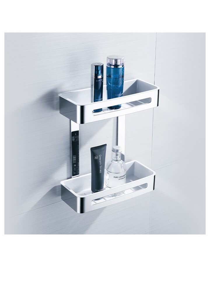 B1D-471不銹鋼雙層長方置物籃