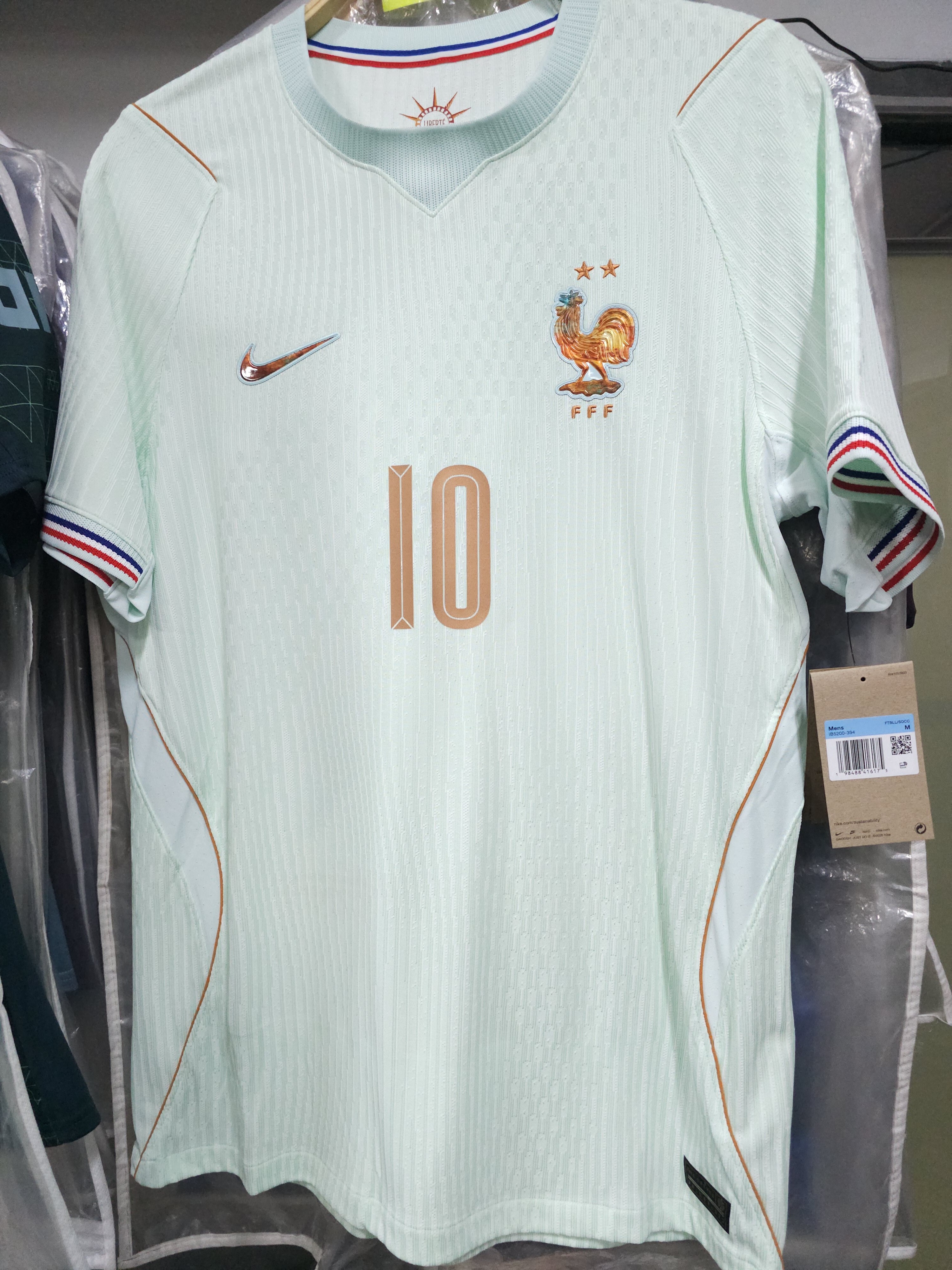 2026世界杯法國國家隊作客麥巴比球員版球衣