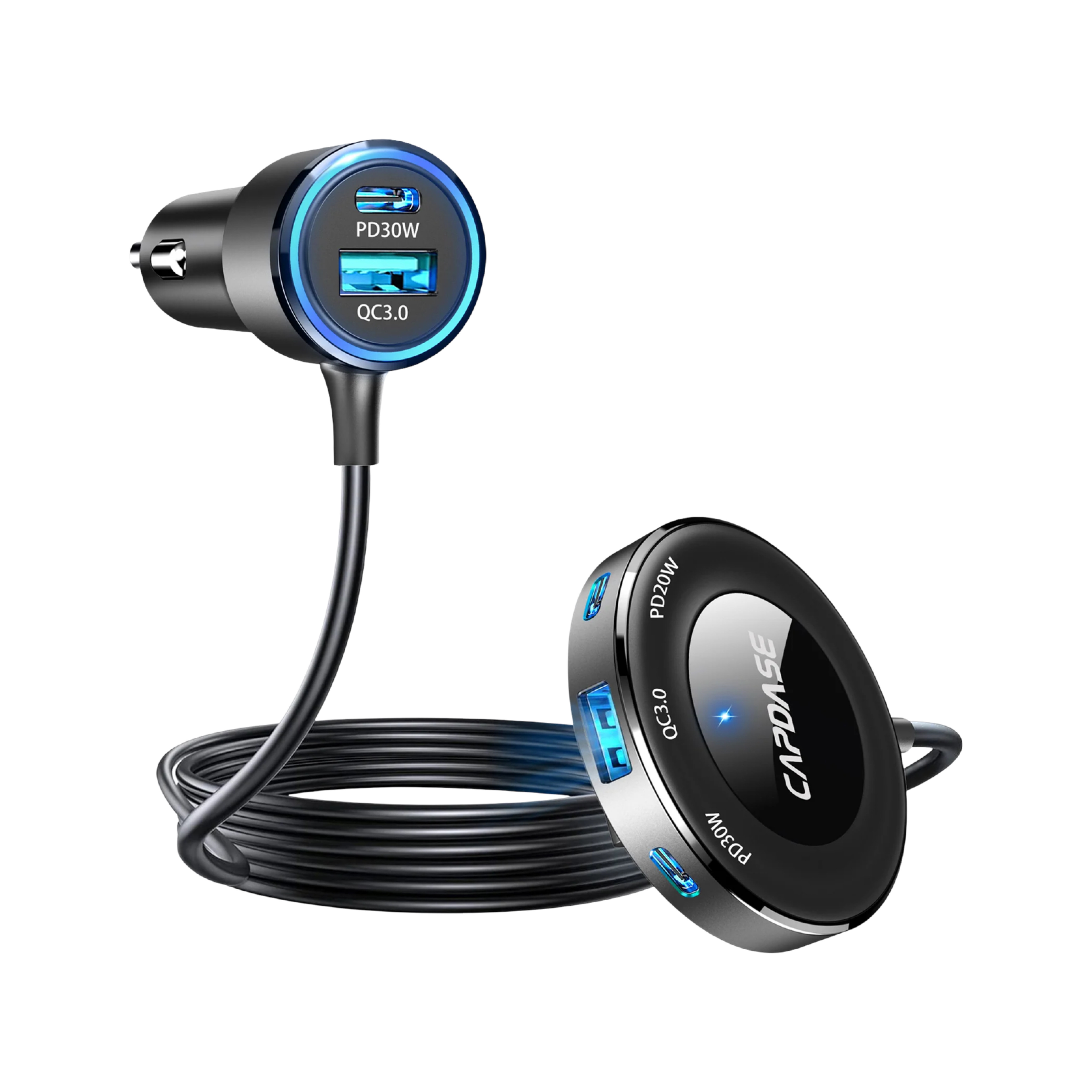 Capdase Quarterback F98M 98W QC 3.0 / PD 3.0 五輸出快充車用充電器