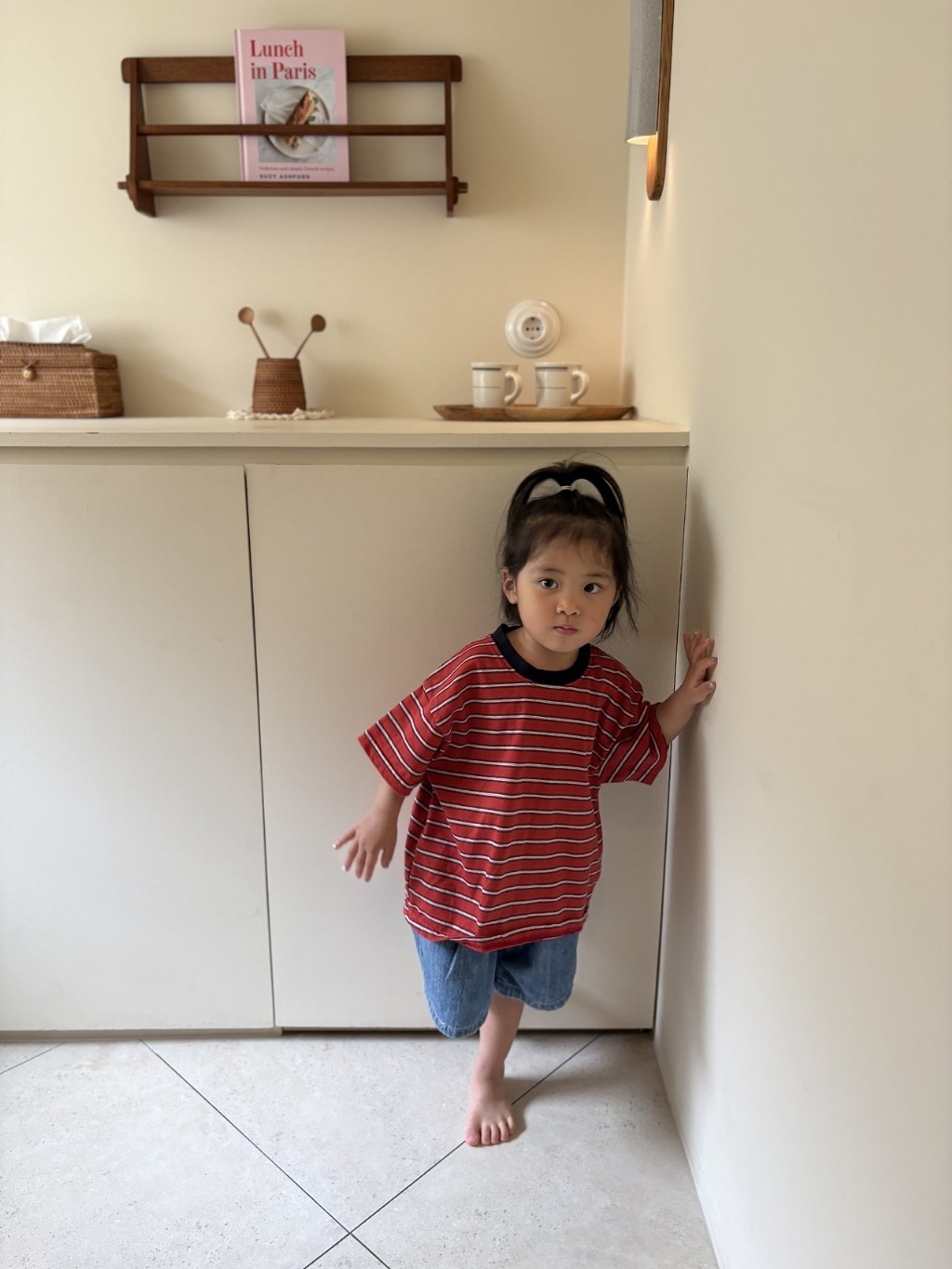 正韓夏pepper 親子裝_跟媽咪一起穿寬鬆條紋上衣