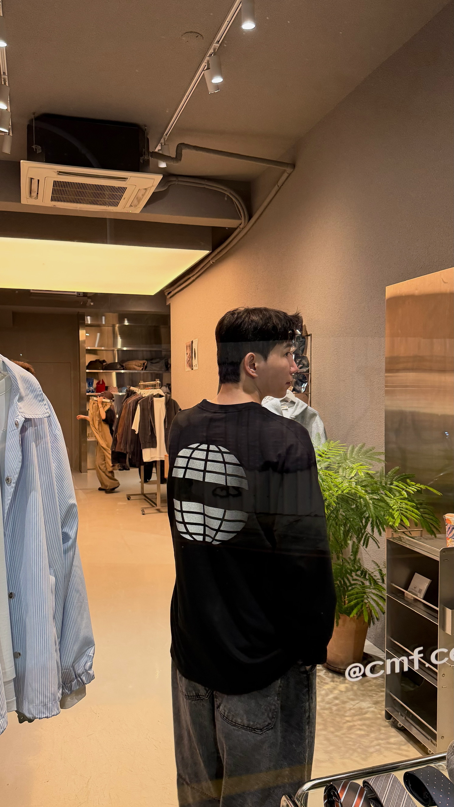 Paragraph漸層薄長T shirt