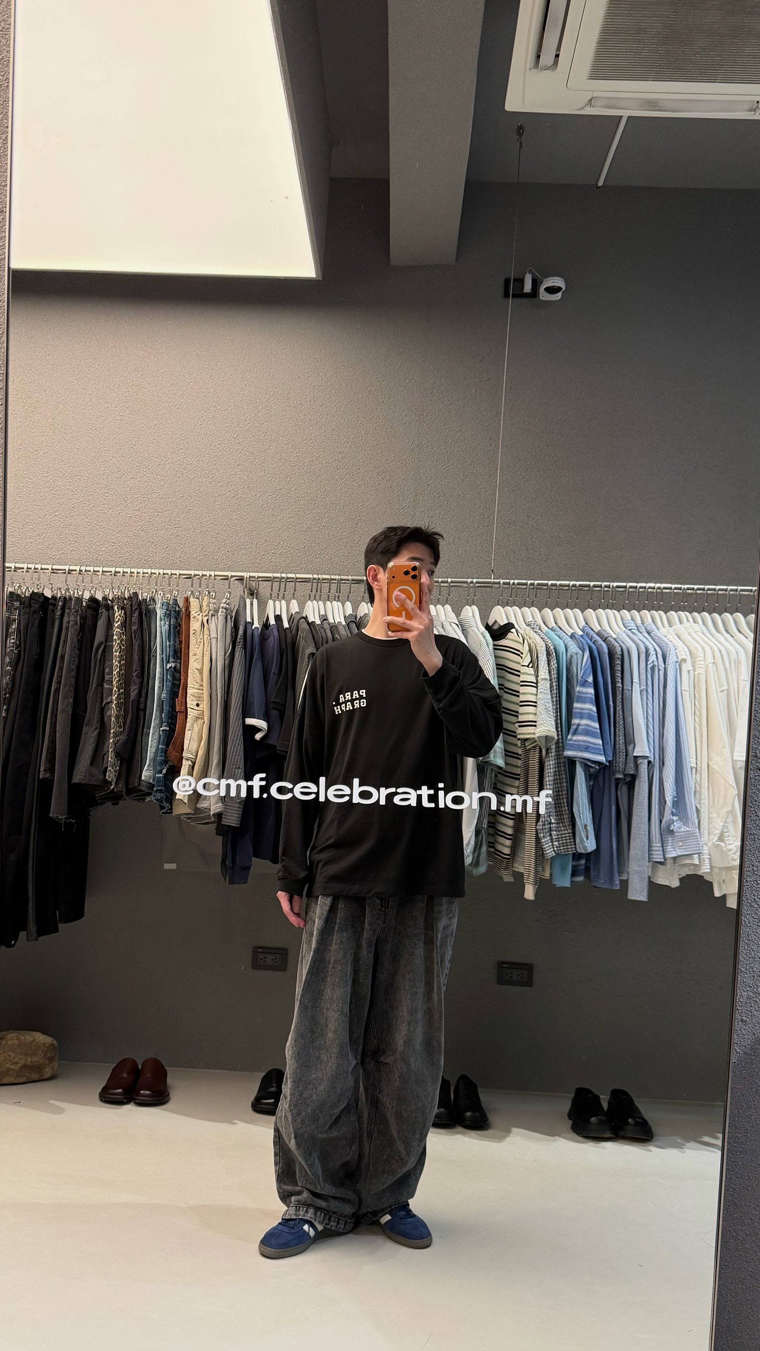 Paragraph漸層薄長T shirt