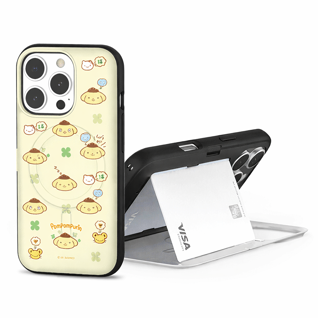 Sanrio - Magsafe Door Card Case - 磁吸翻蓋插卡槽防撞手機雙層保護殼 TY