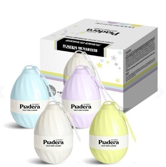 韓國 Pradera 瓶裝大容量馬桶清潔劑（附衛生掛繩) 4入/盒
