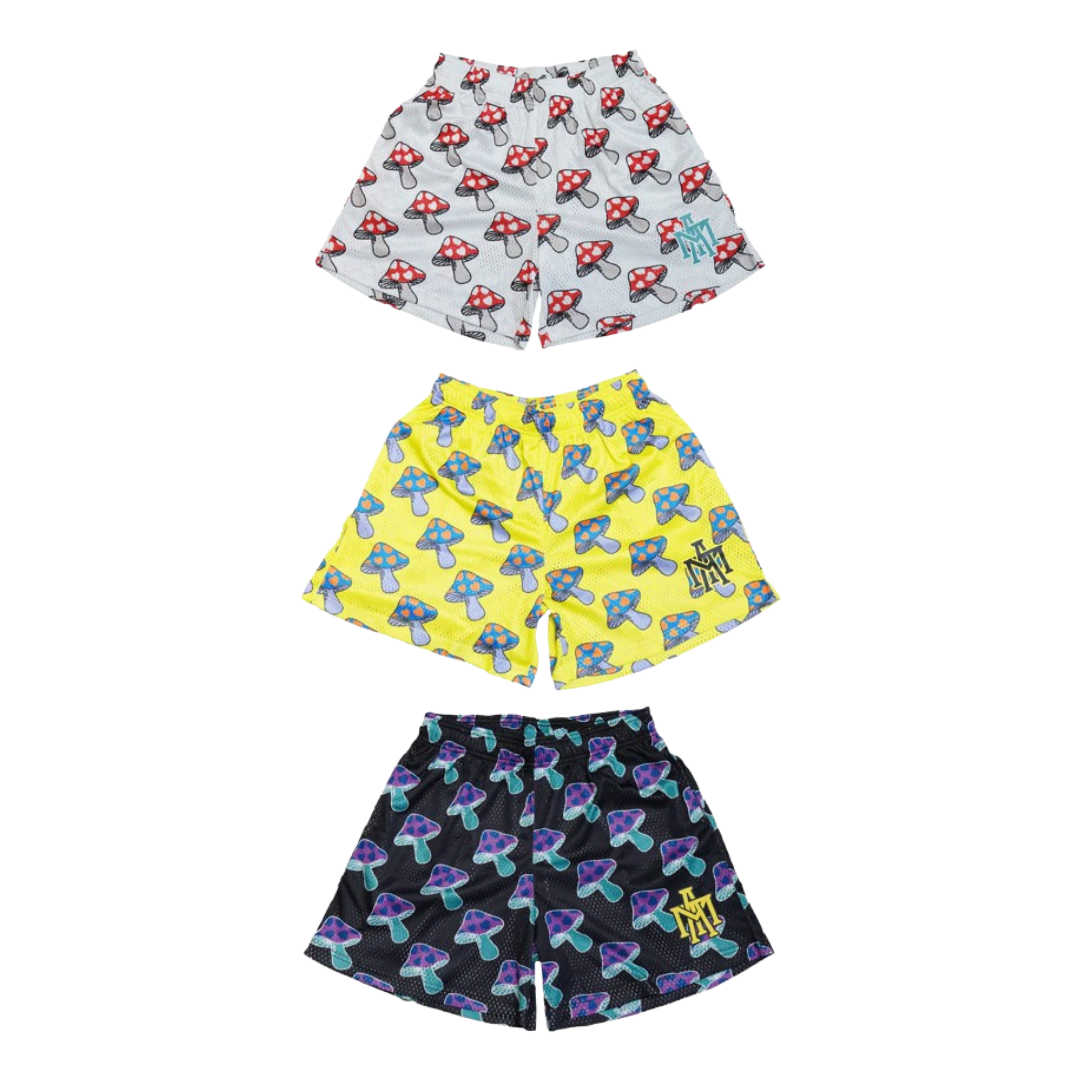 MTA Mushroom Shorts 蘑菇單層網布短褲 MT25P003