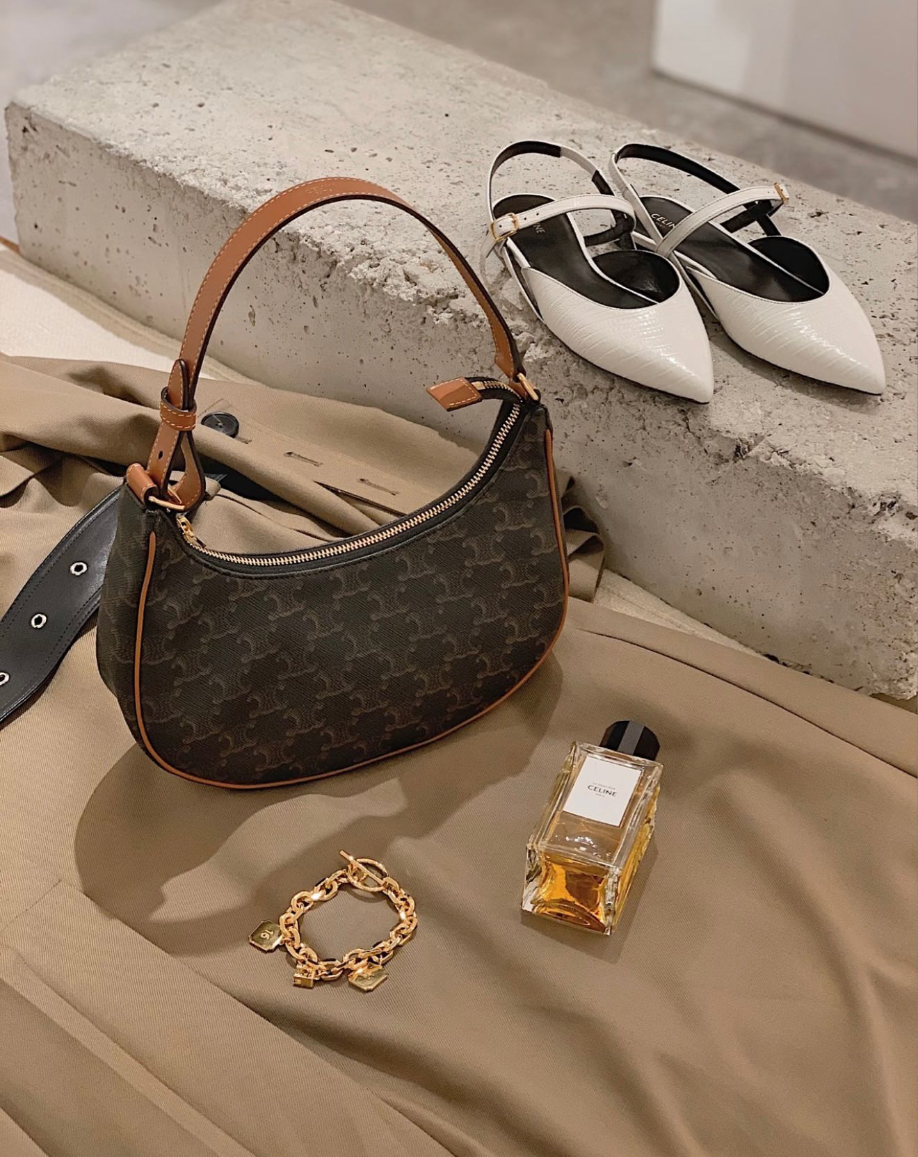 CELINE Ava Bag Triomphe 帆布手袋