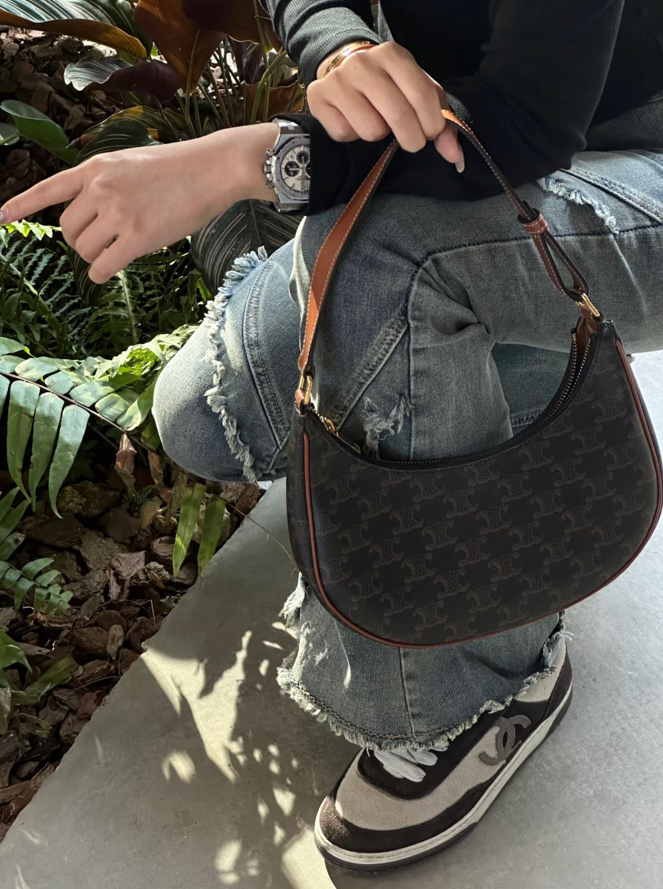 CELINE Ava Bag Triomphe 帆布手袋