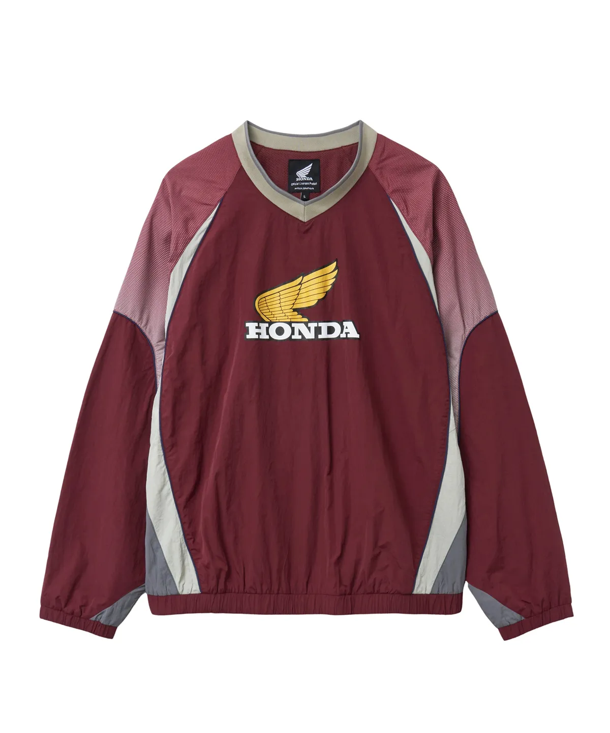 【代購】HONDA 復古Logo尼龍運動長袖 Speed Track 機能上衣