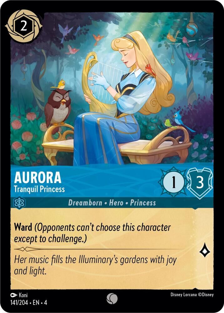 Ursula's Return - 141/204 Aurora - Tranquil Princess C (Foil)
