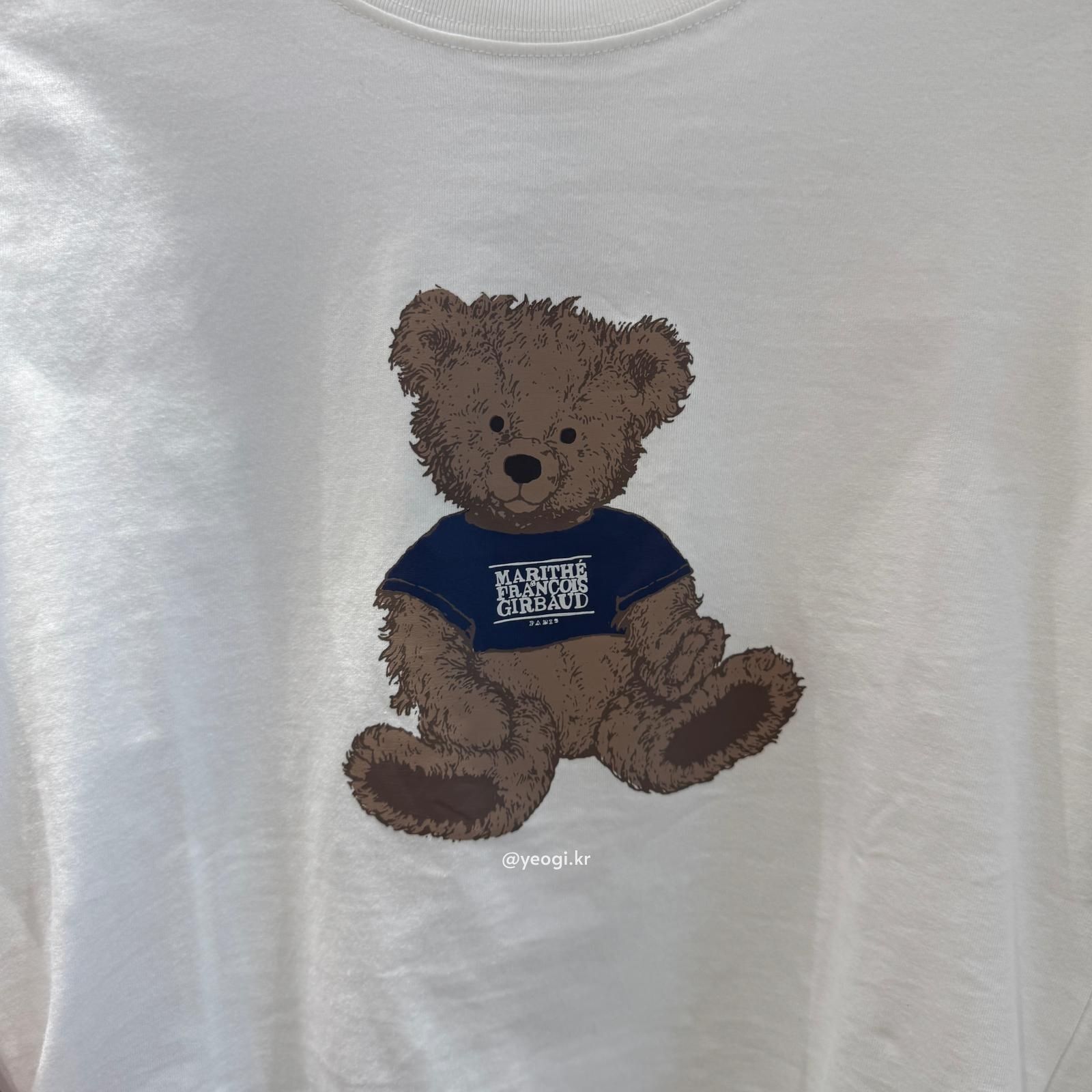 [11/4前入code每件最高可再-$20] MARITHE FRANCOIS GIRBAUD (MFG)｜W DOODLE BEAR TEE [4 colors]