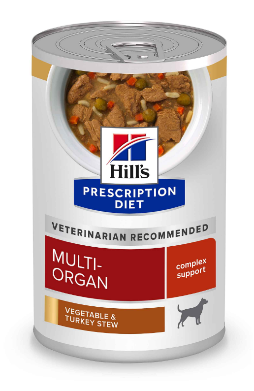 Hill's Prescription Diet - Canine Multi-Organ Vegetable & Turkey Stew 12.5oz (12cans/tray) 609655