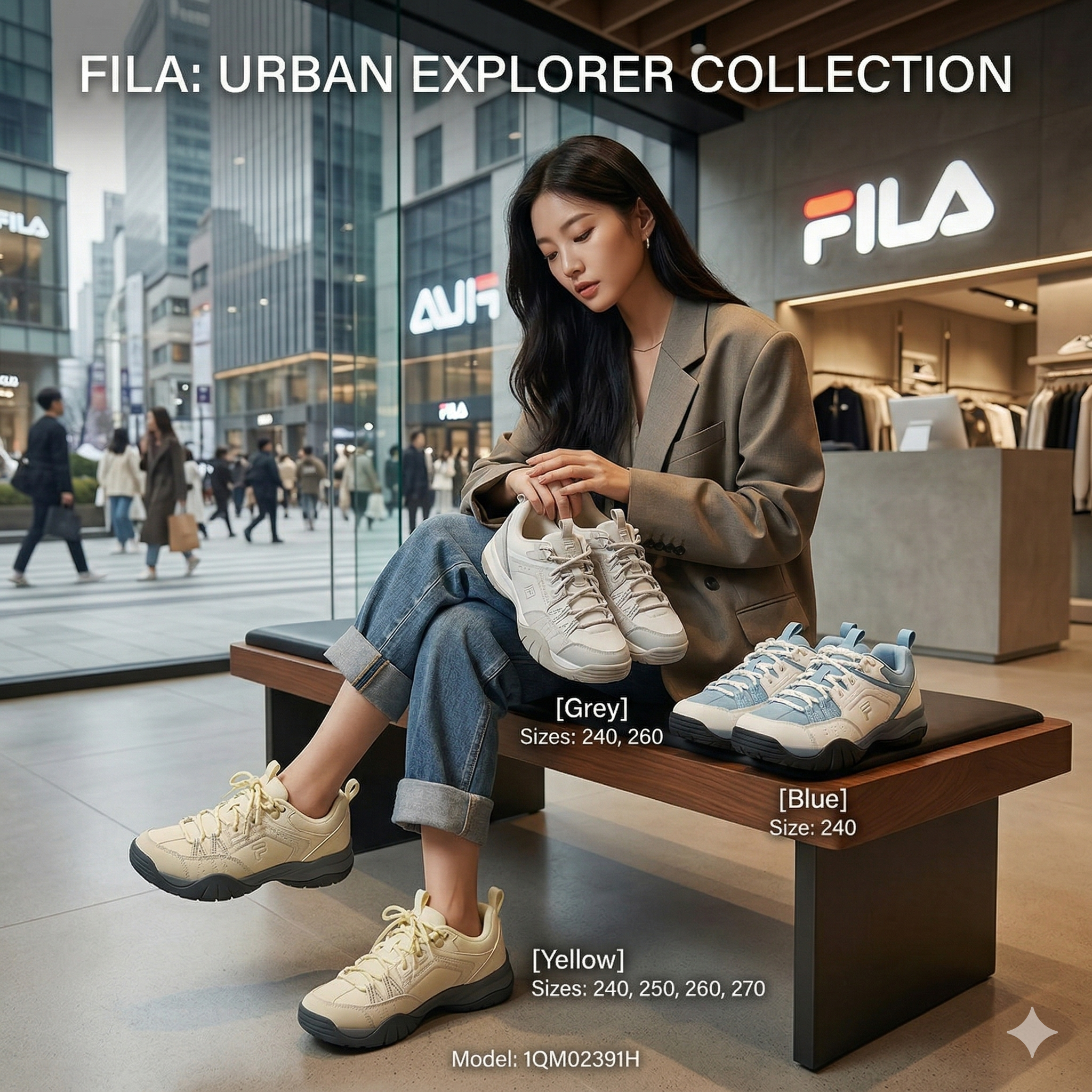【直播】FILA LX0404502 波鞋 (1QM02391H)