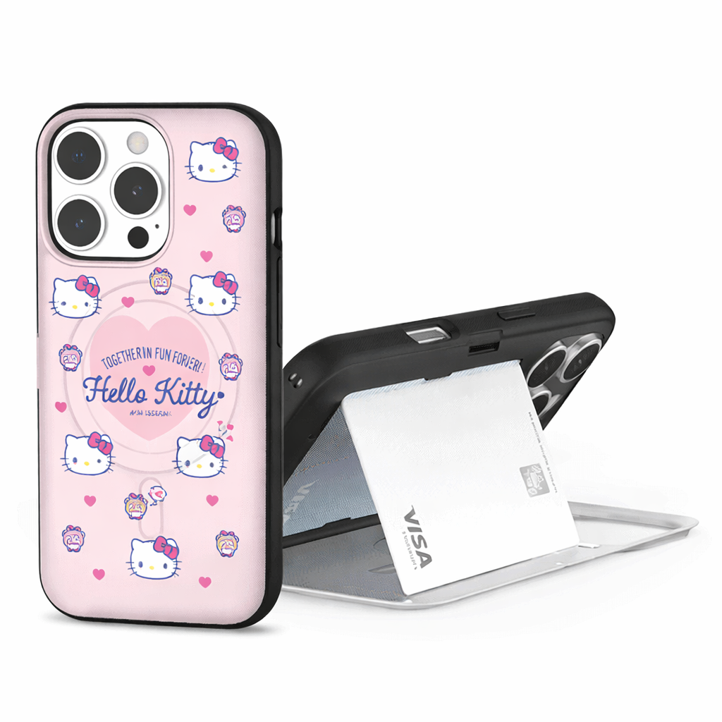 Sanrio - Magsafe Door Card Case - 磁吸翻蓋插卡槽防撞手機雙層保護殼 TY