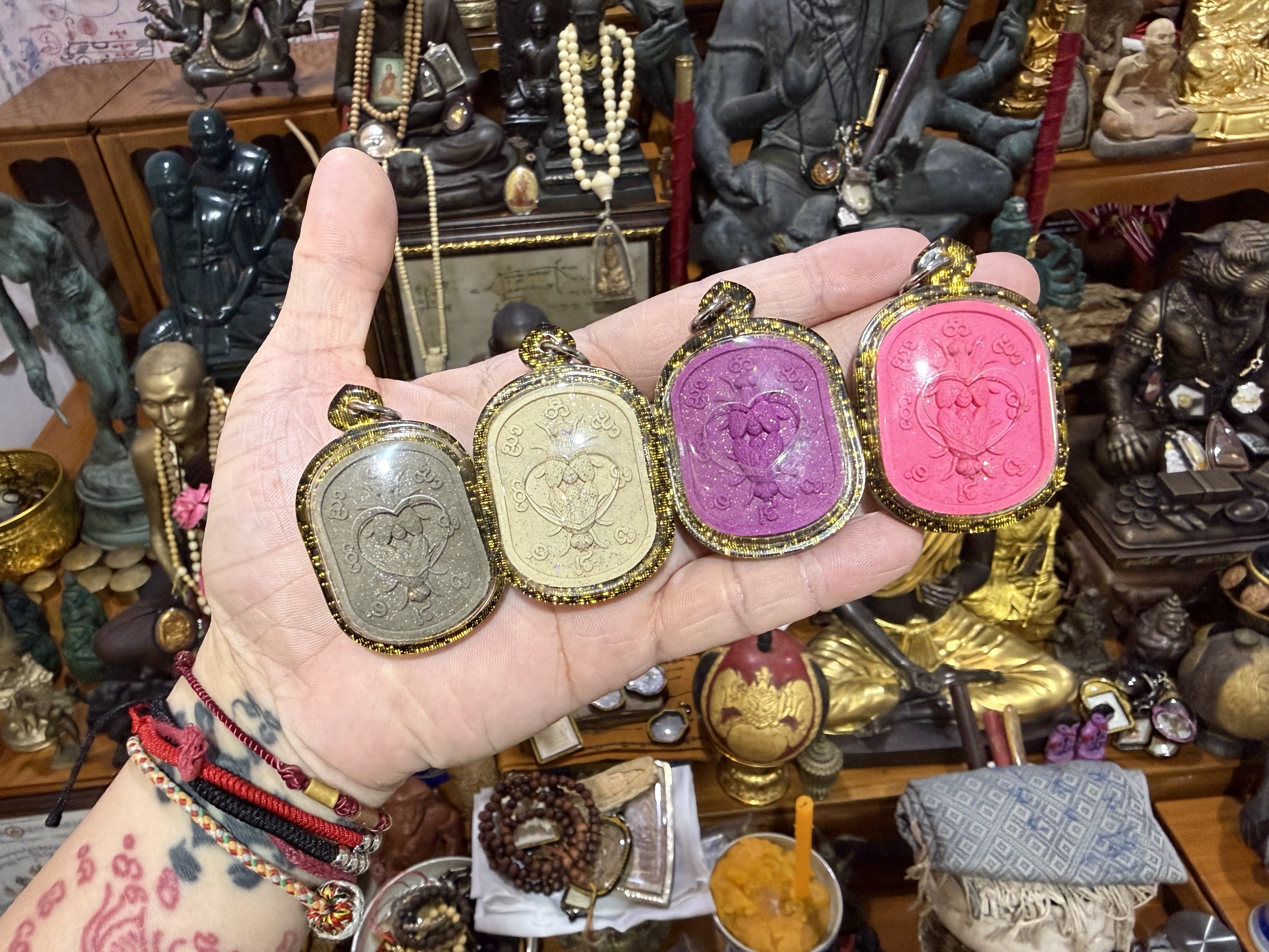 超好口碑 阿贊白 命運琴【108種花同好多魅力人緣油混合製作】成願超強（KE117）