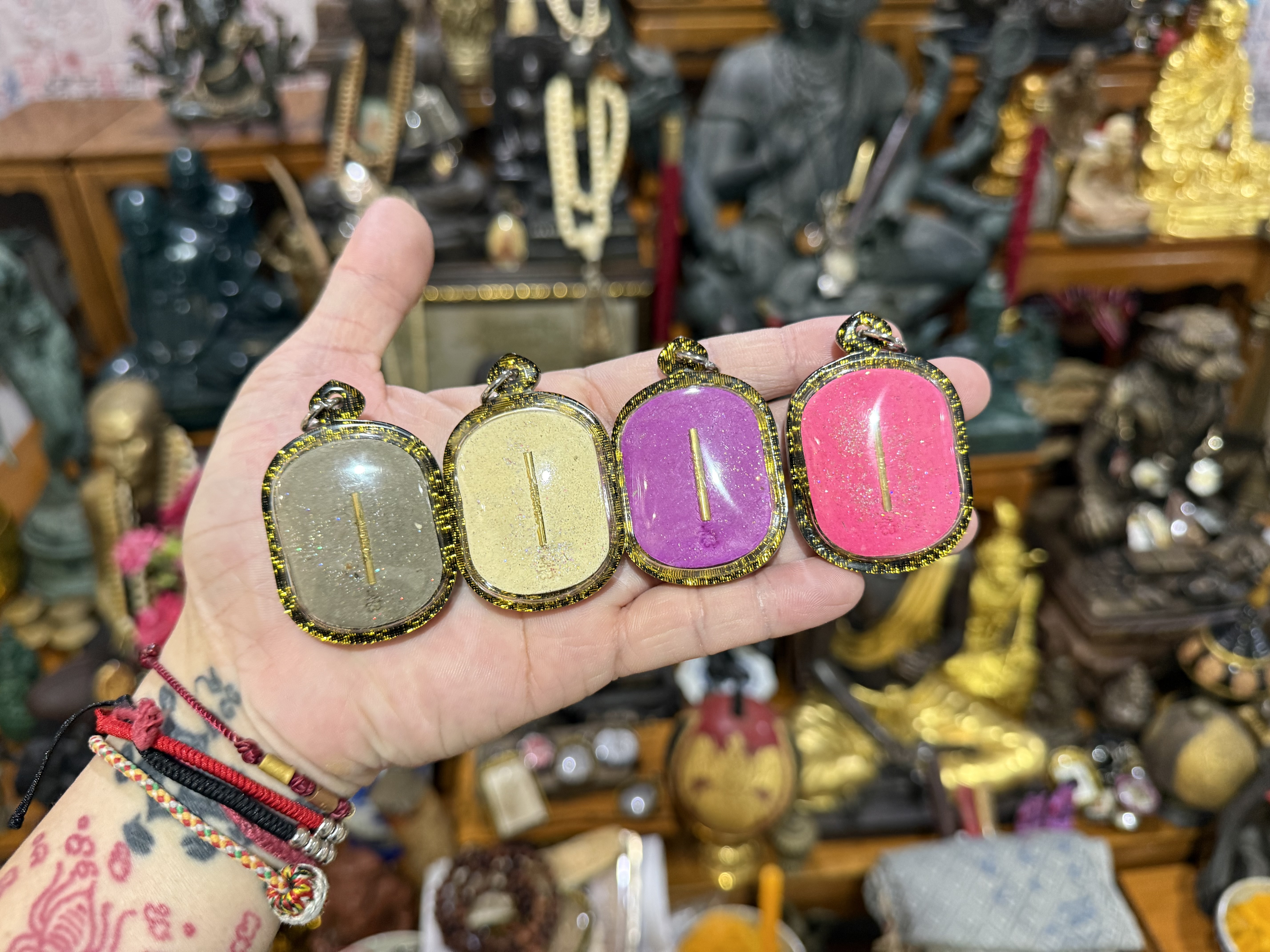 超好口碑 阿贊白 命運琴【108種花同好多魅力人緣油混合製作】成願超強（KE117）