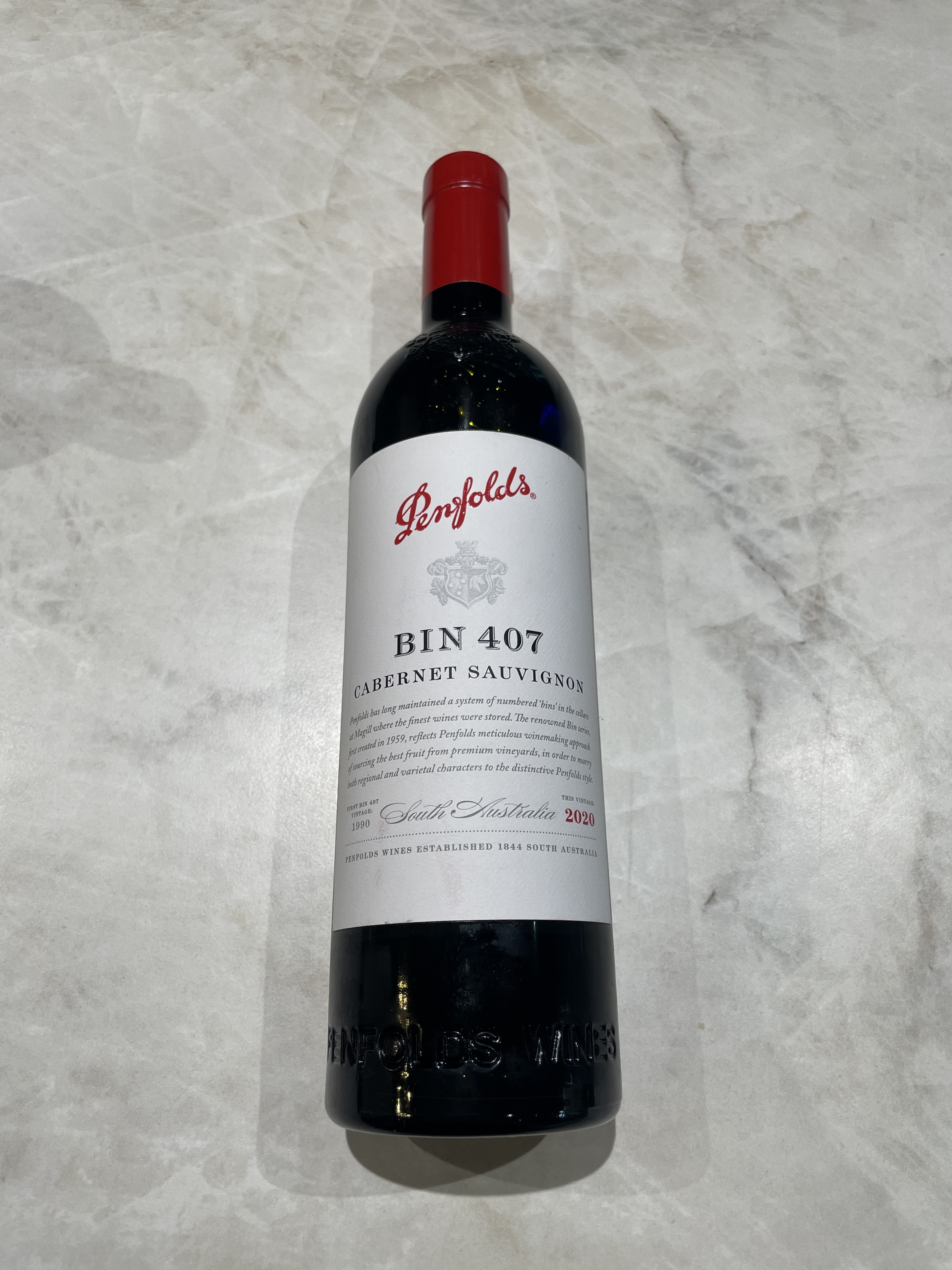 紅酒-Penfolds Bin 407 Cabernet Sauvignon