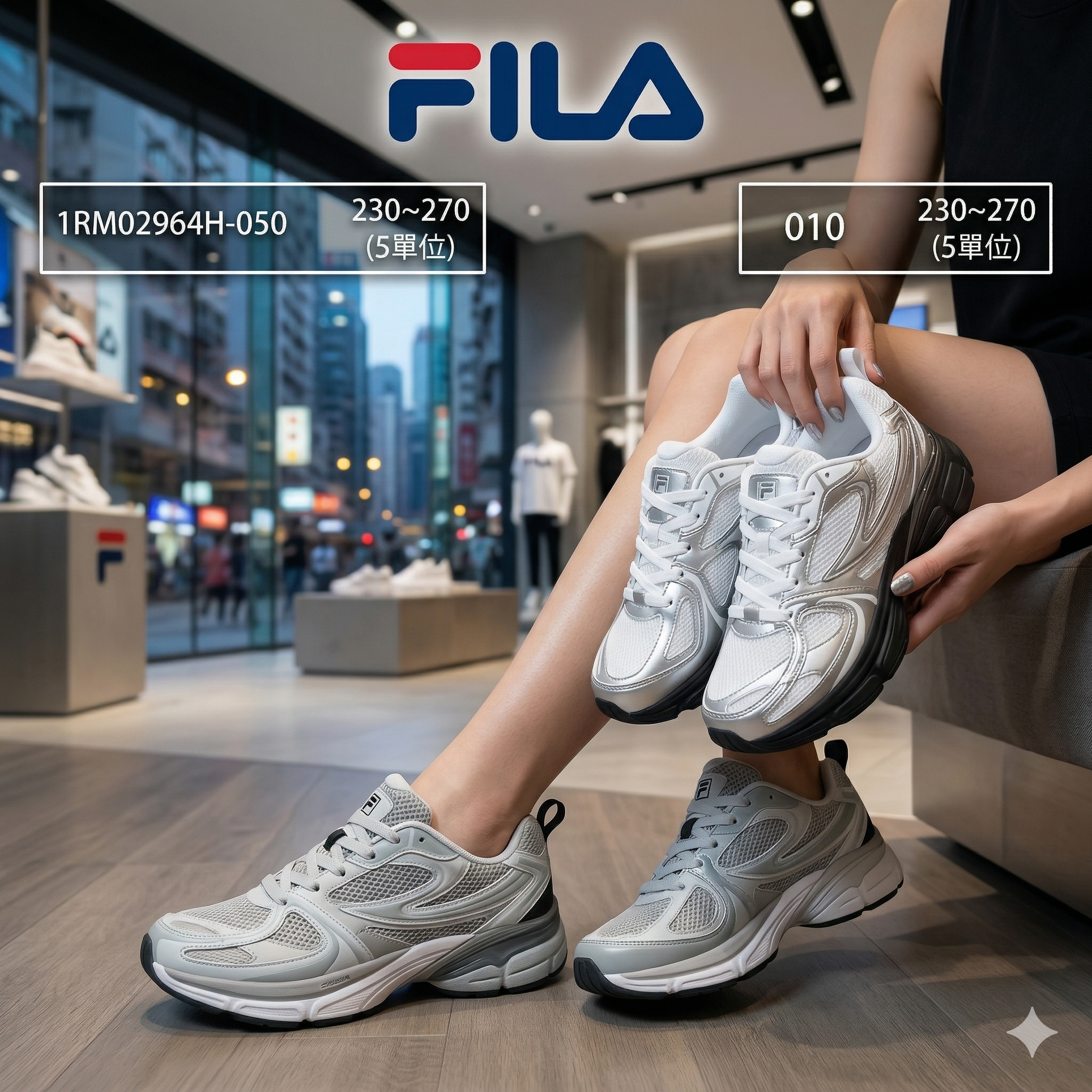 【直播】FILA LX0404508 波鞋 (1RM02964H)