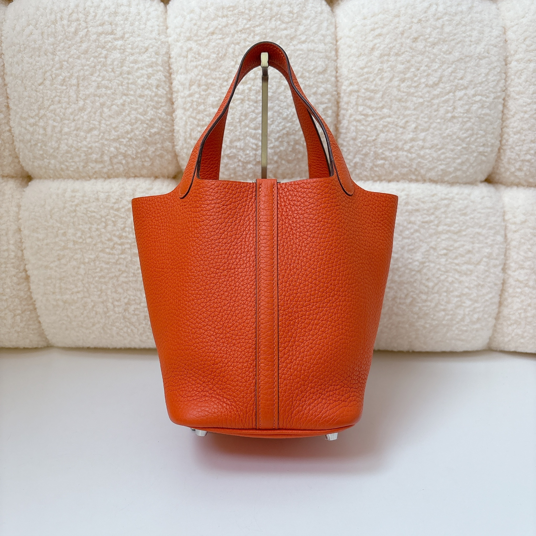 Hermès Picotin Lock 18 -Orange H / SHW