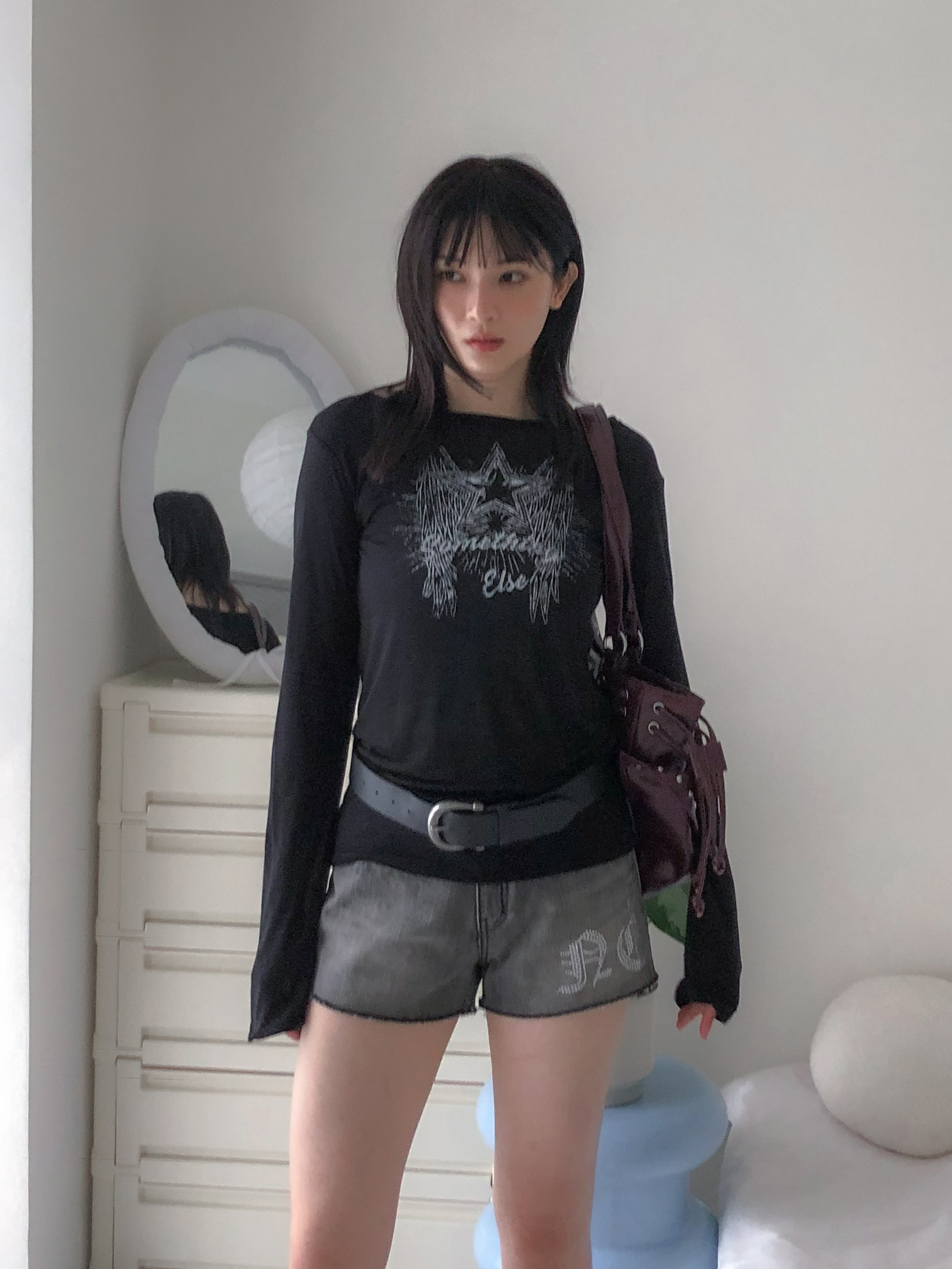 【discount】tencel sheer tee #上衣