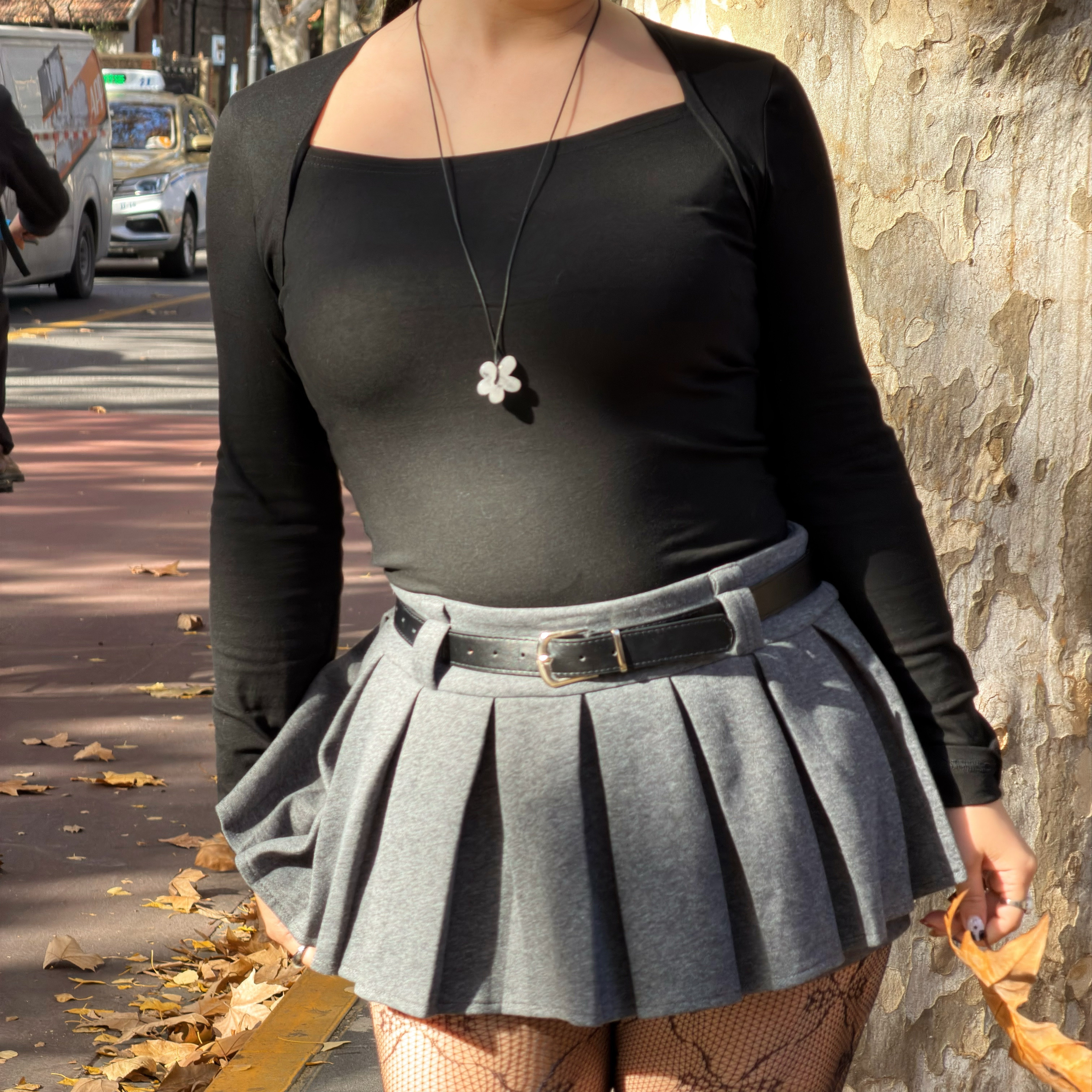 A9 修肩顯瘦 方領上衣