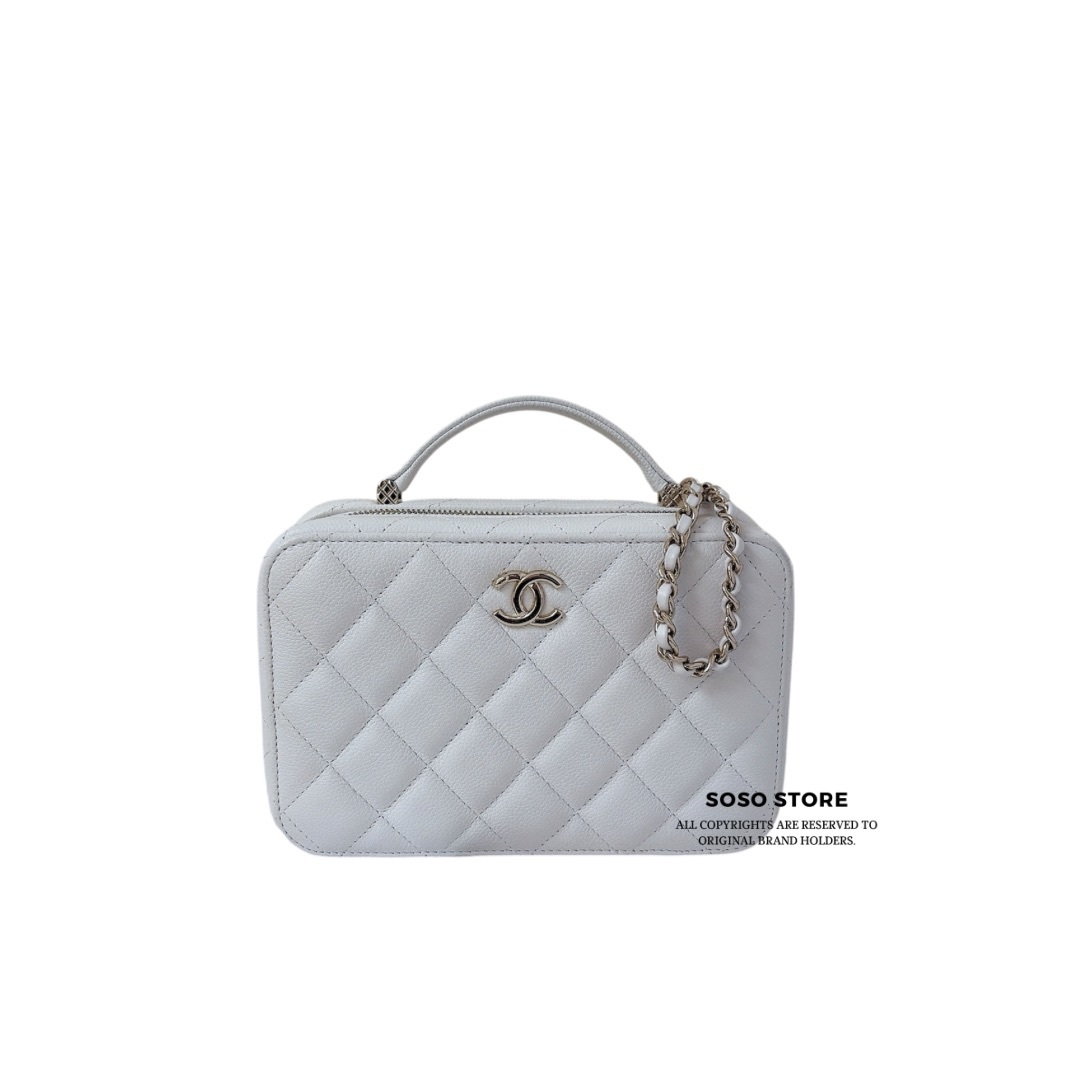 Chanel  Vanity Case Cross body - White / SHW