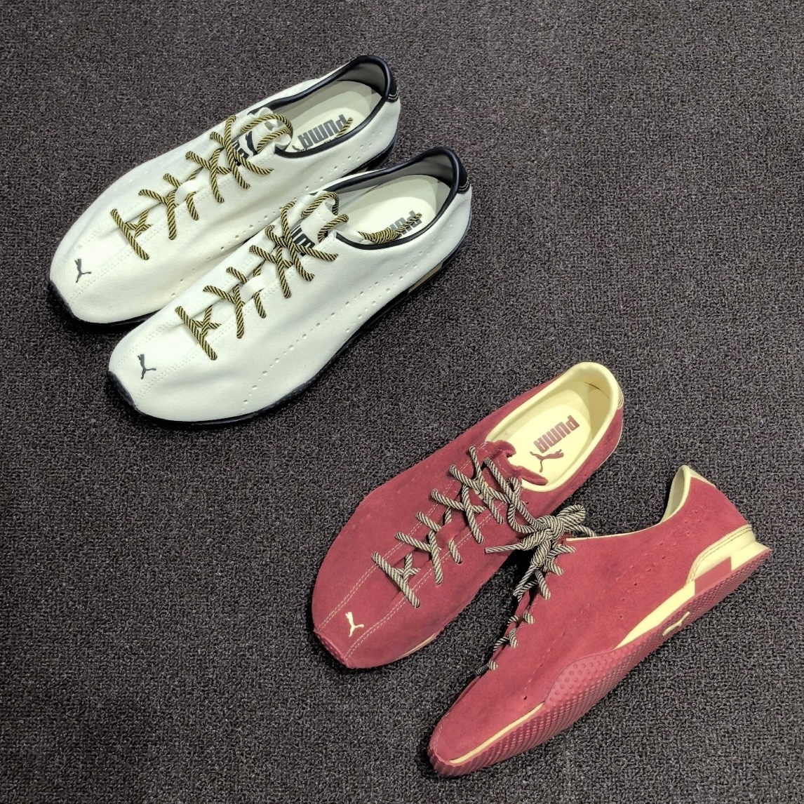 PUMA x NOAFTERNO H-STREET 聯名 酒紅 薄底 麂皮 休閒 德訓鞋 408182-02