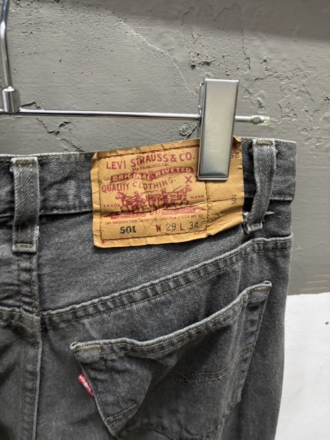90's Levi's 501 Black (Made In USA)