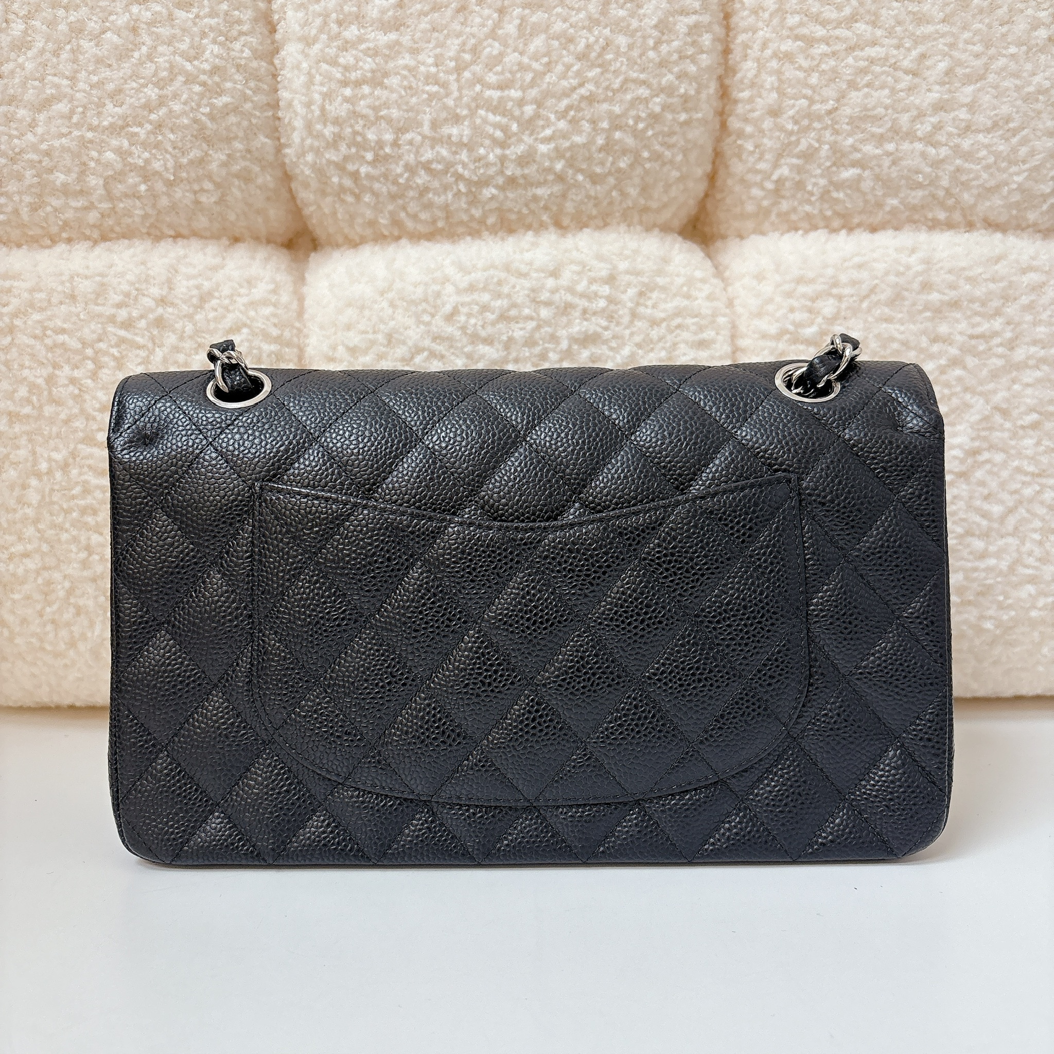 Chanel Classic Double Flap - Black / SHW