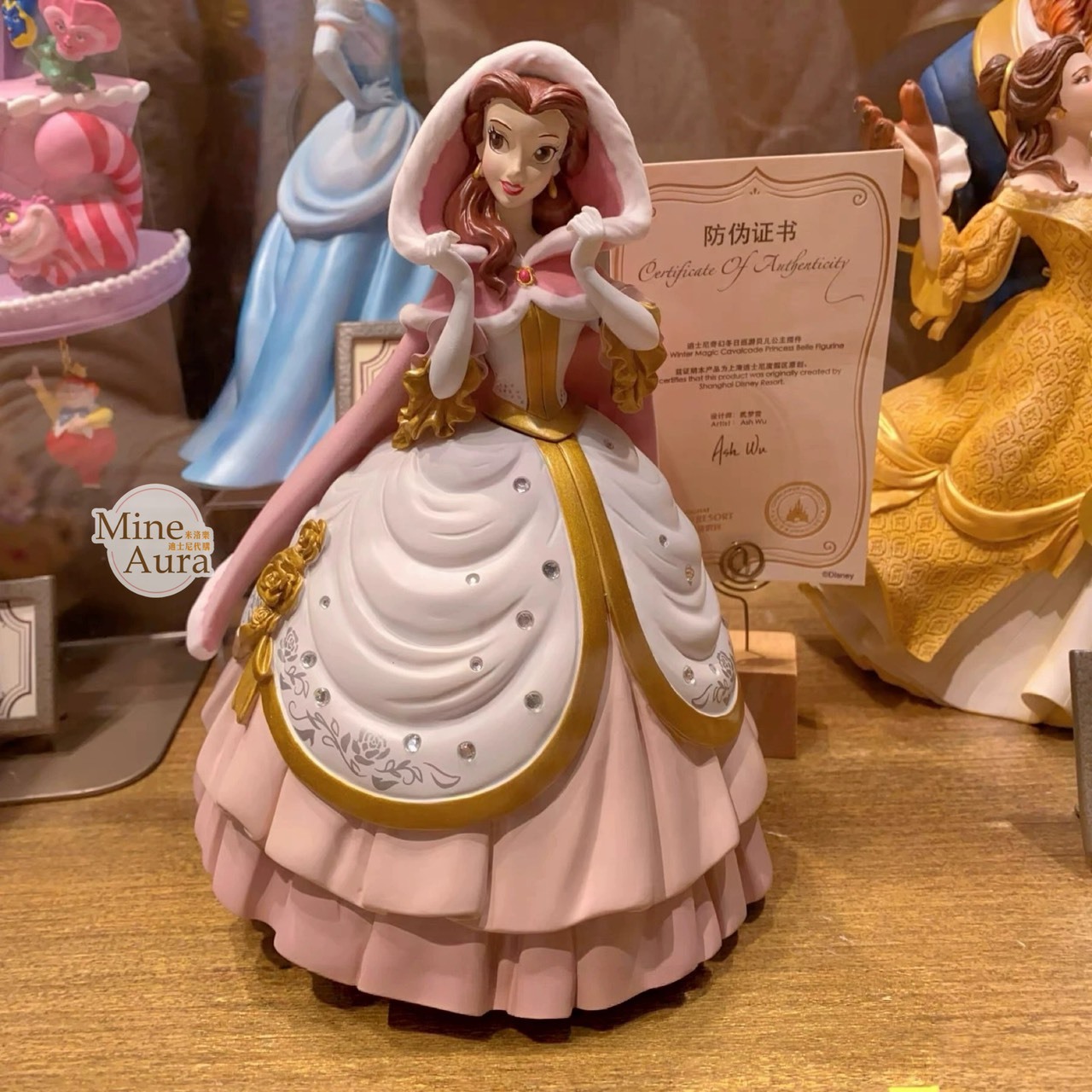 (限時特價) 冬日巡遊 貝兒公主 Belle 擺飾品 美女與野獸 Beauty and the Beast -上海迪士尼樂園