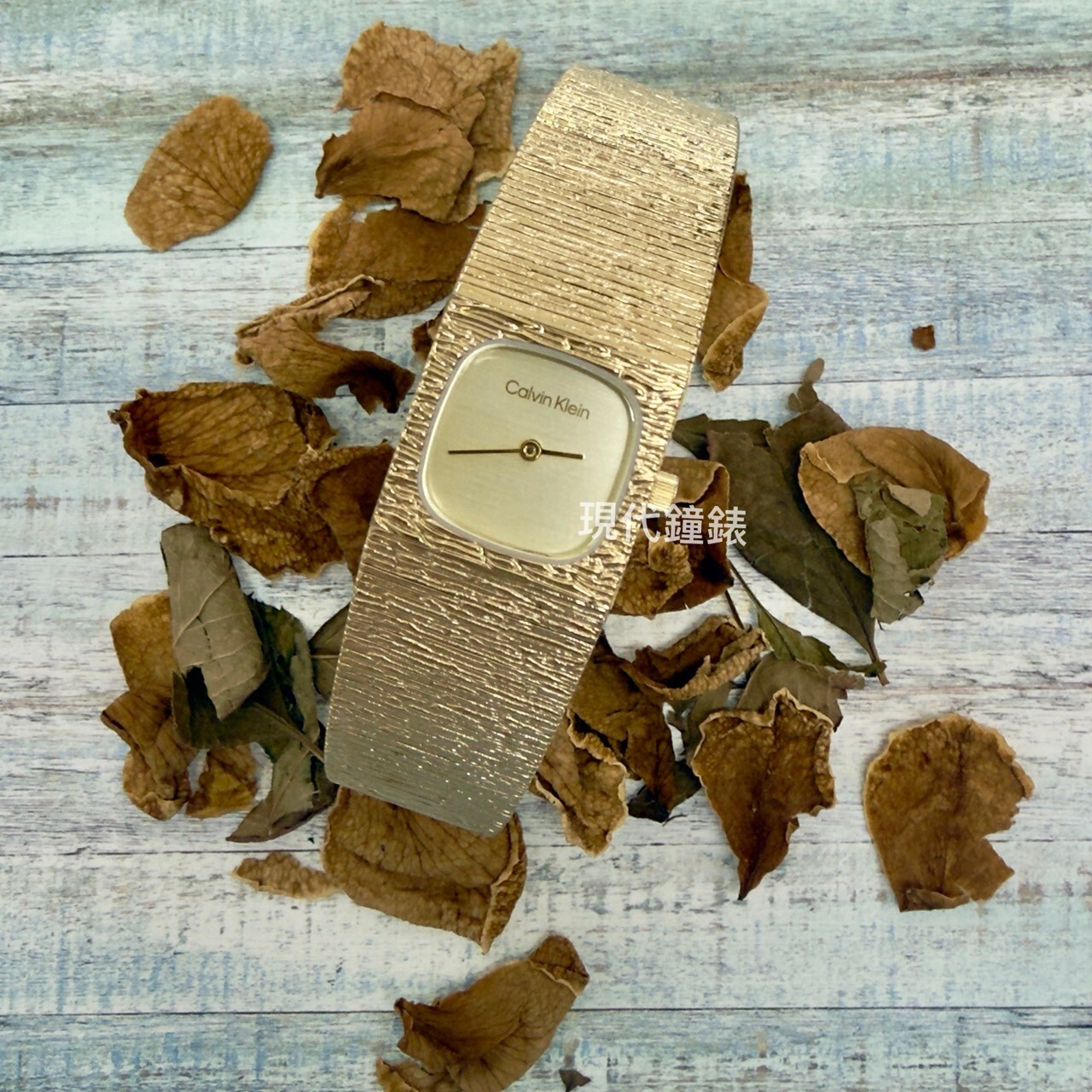 【CALVIN KLEIN】 Calvin Klein 髮絲紋精緻女錶CK25100178 20mm 現代鐘錶