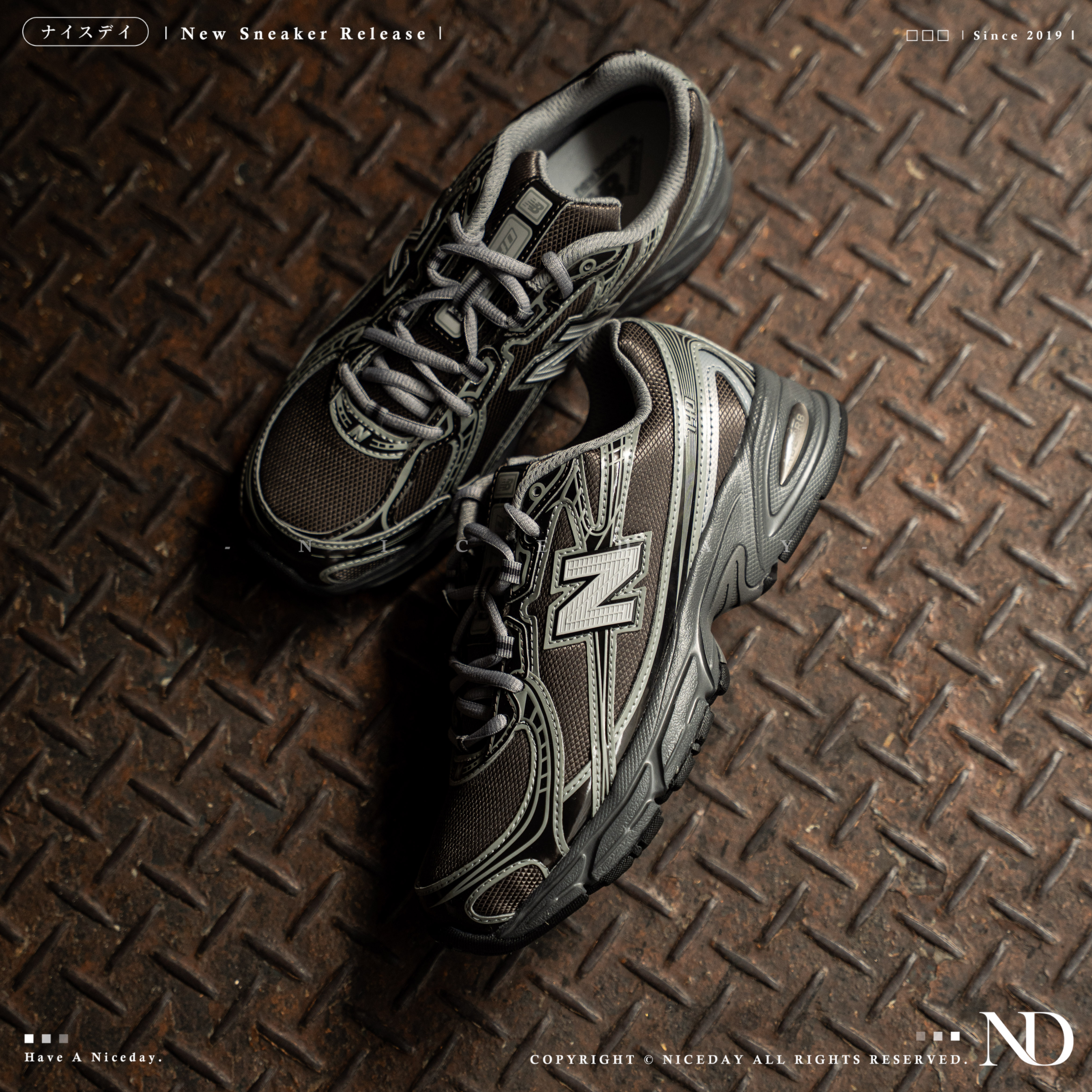 NICEDAY 現貨 New Balance 灰棕 復古老爹鞋 男款 U740YI