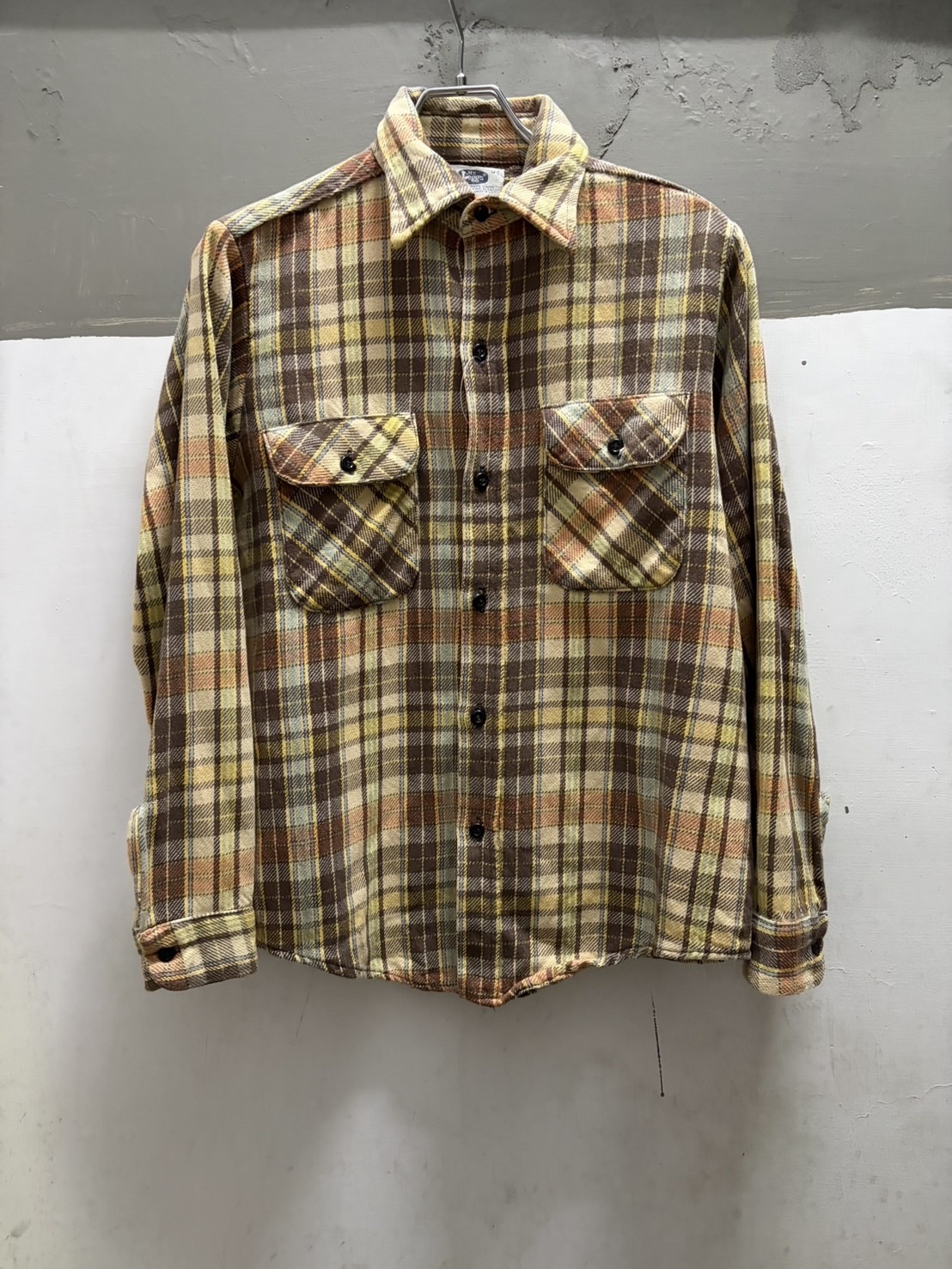 70's Mr.Leggs Flannel Shirt (Made In USA)