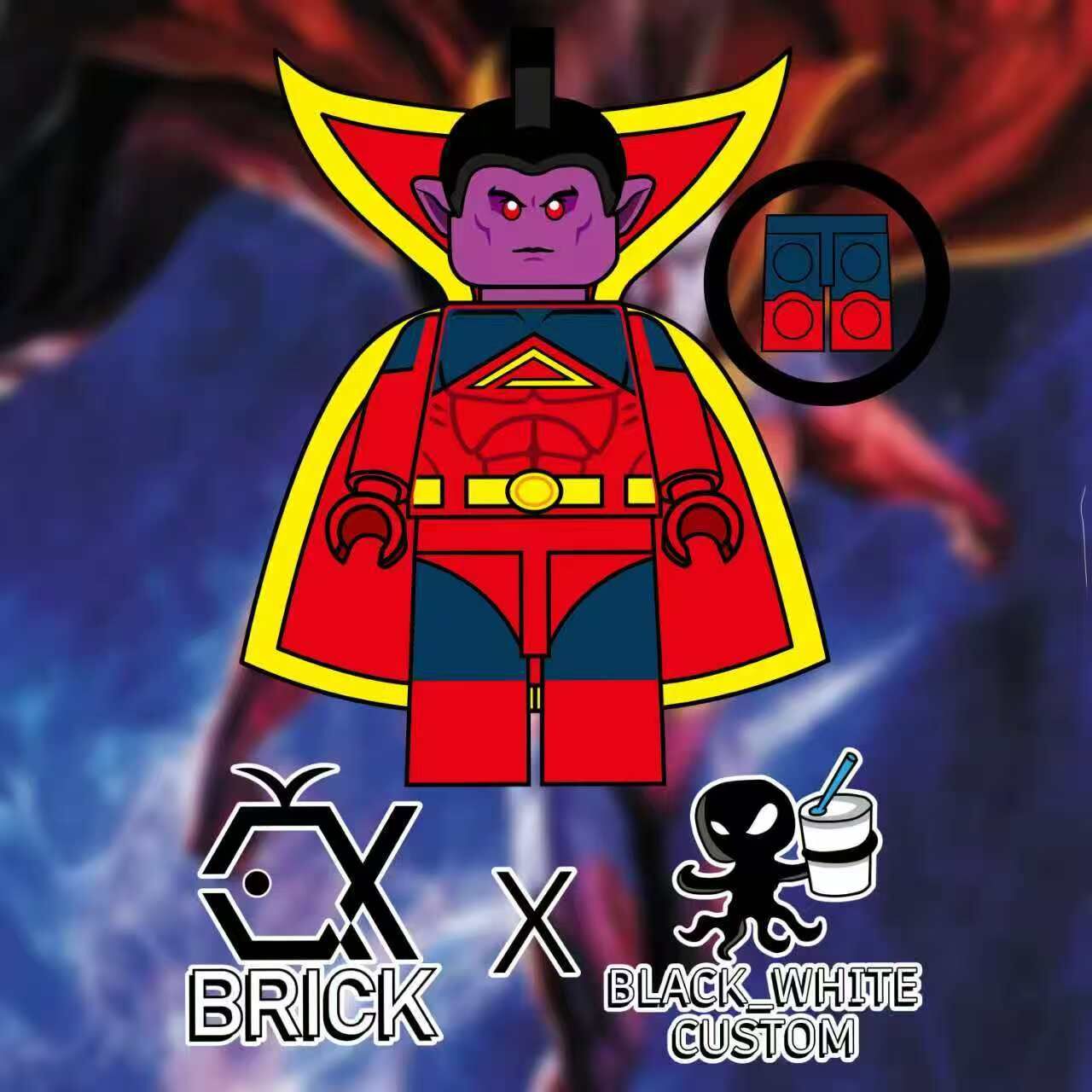 【預訂】【QX Brick x Black_White Custom】角鬥士