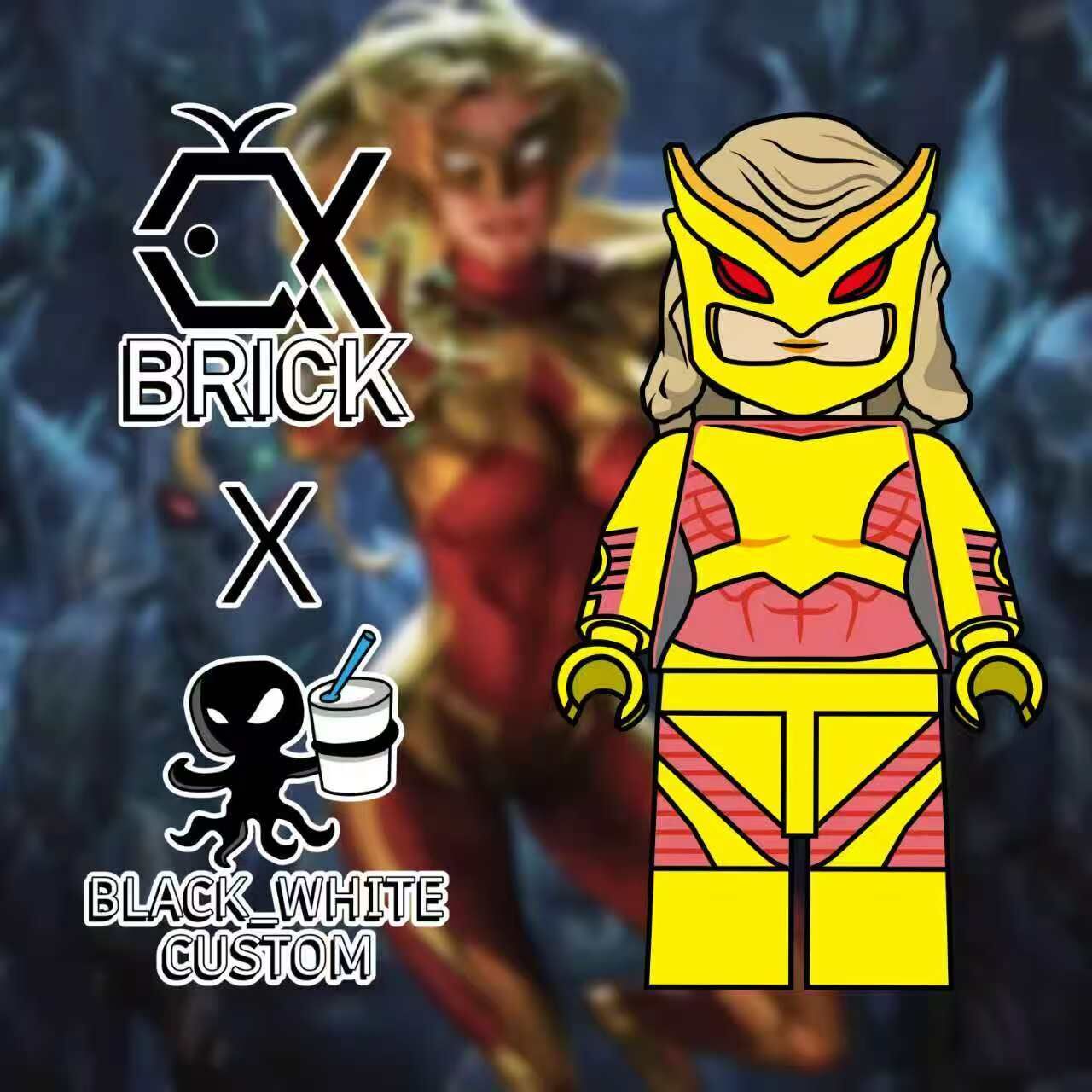 【預訂】【QX Brick x Black_White Custom】月光石