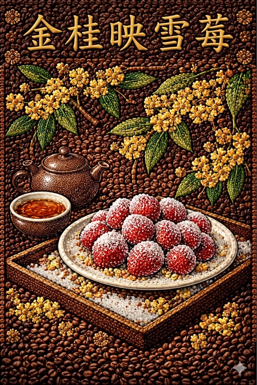 金桂映雪莓（極緻配方咖啡豆）買一送一