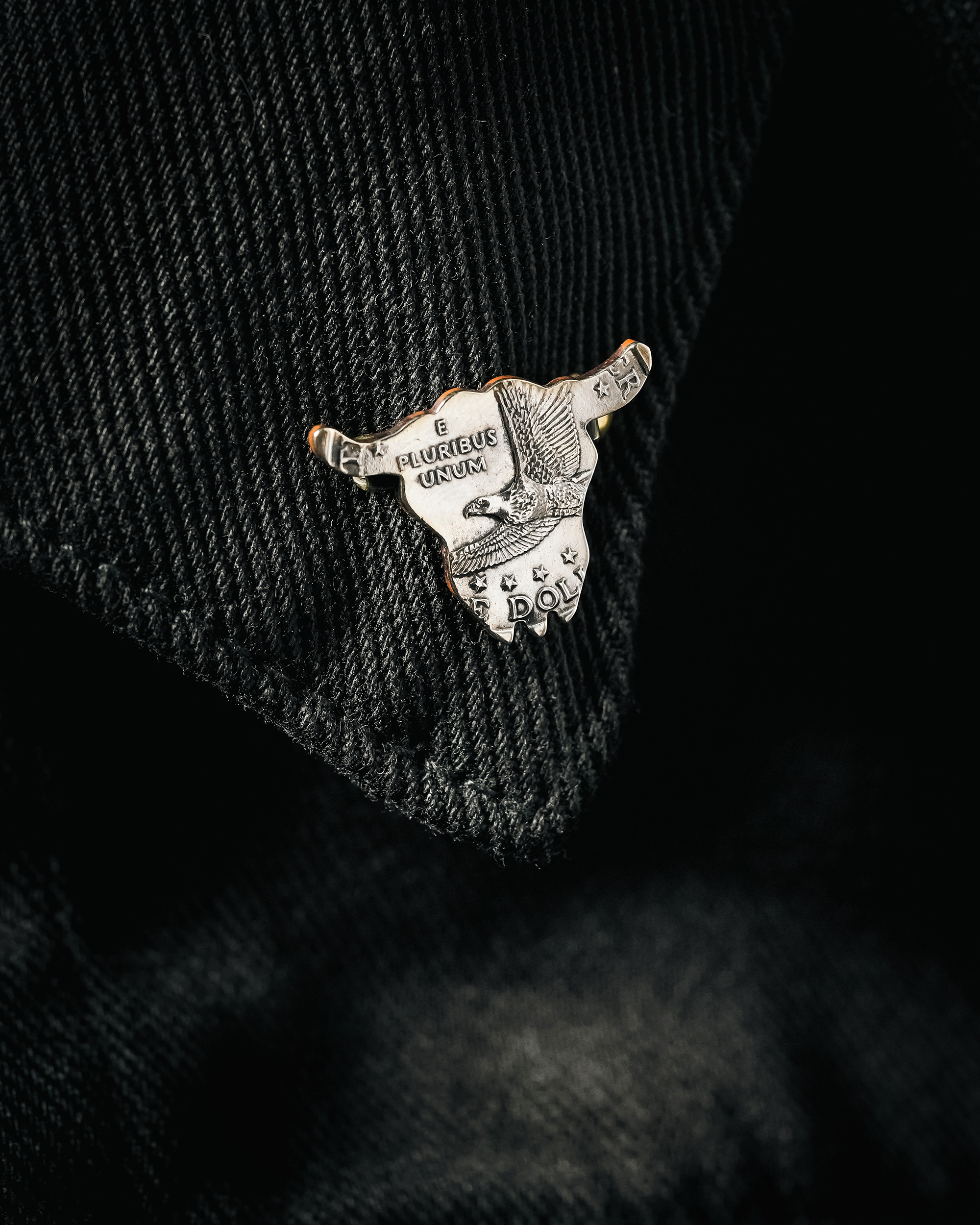 North Works 紅銅牛頭別針 N-627A