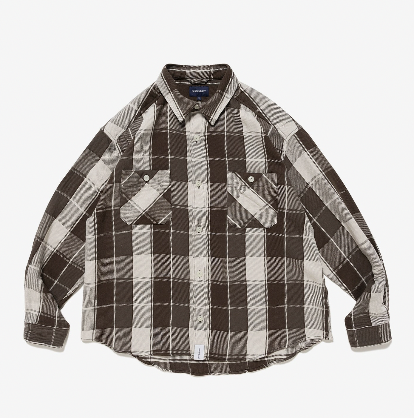 DESCENDANT SS26 VANNING PLAID LS SHIRT