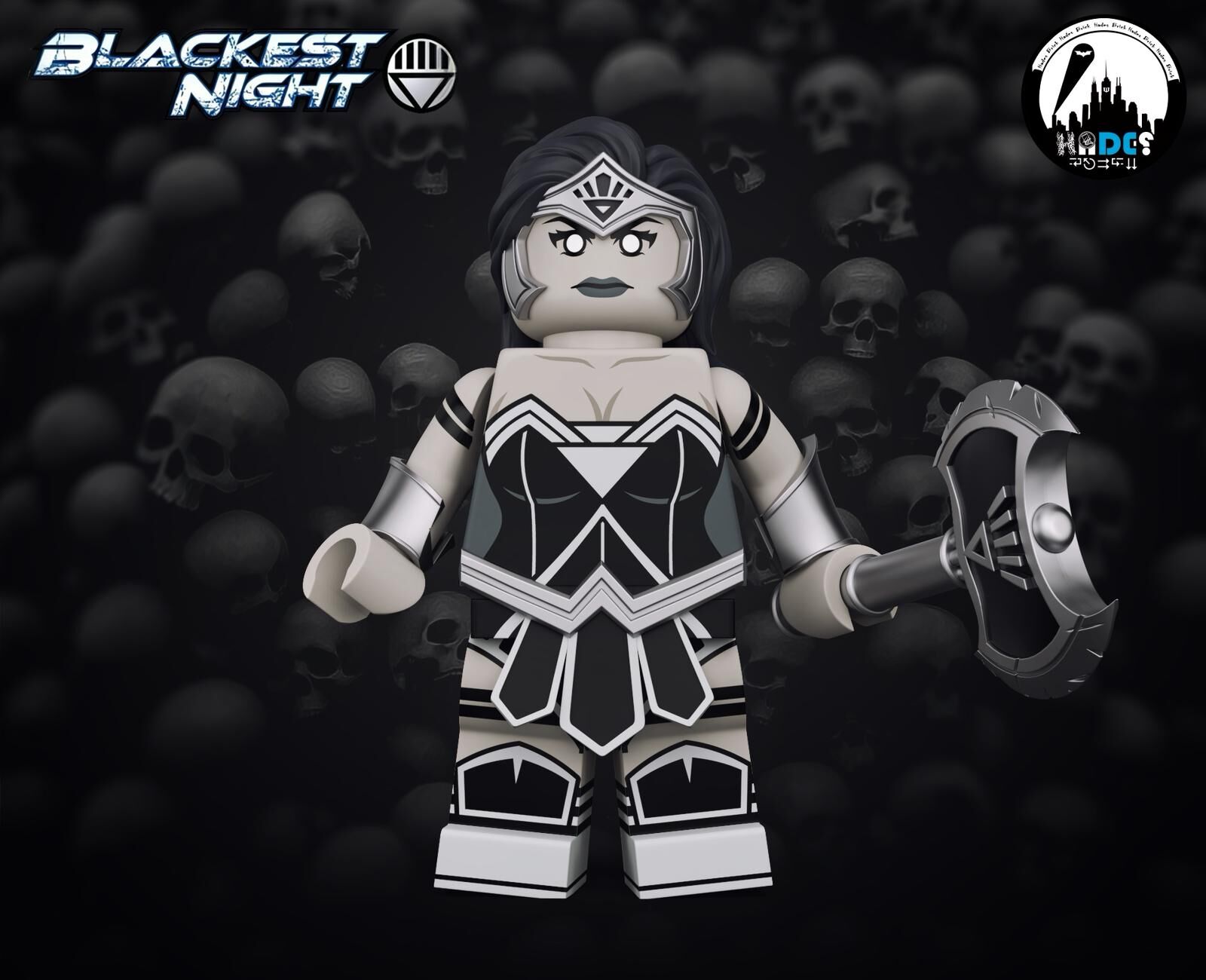 【預訂】【Hades.Dc.Brick】黑燈神力女俠（注意：本品牌不提供換貨服務，對運送途中損壞的零件概不負責）