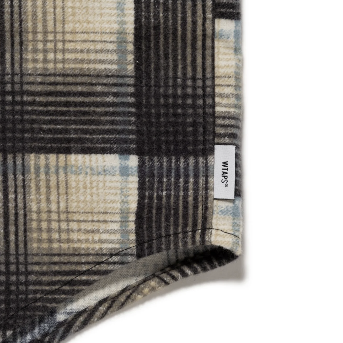 WTAPS SS26 TXT 02 / LS / COTTON. FLANNEL. TEXTILE. OF