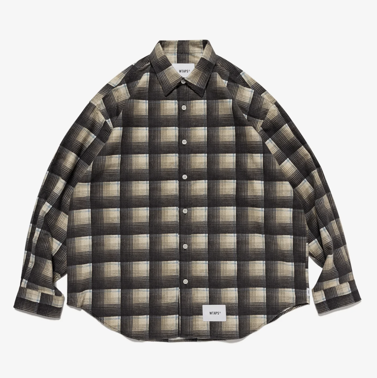 WTAPS SS26 TXT 02 / LS / COTTON. FLANNEL. TEXTILE. OF