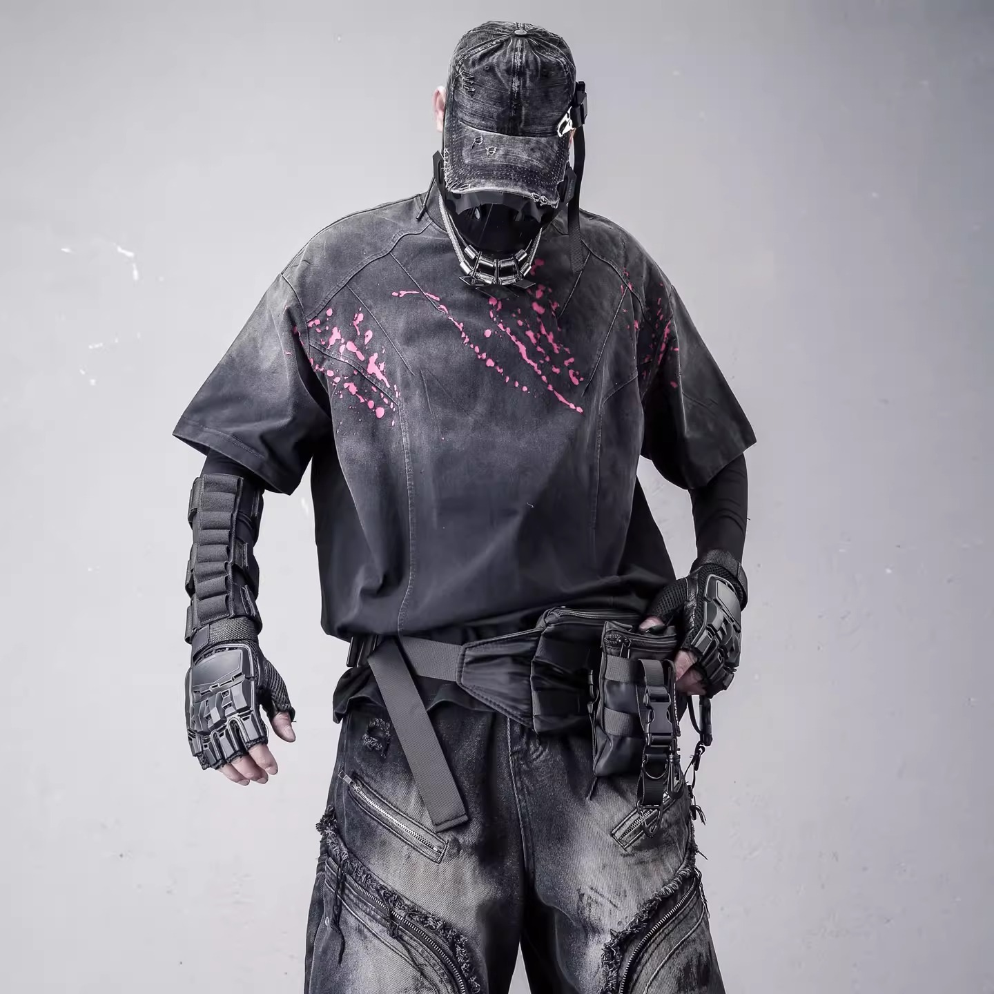 𝙏𝙀𝘾𝙃𝙒𝙀𝘼𝙍 機能亞比潑墨純洗水重磅短袖