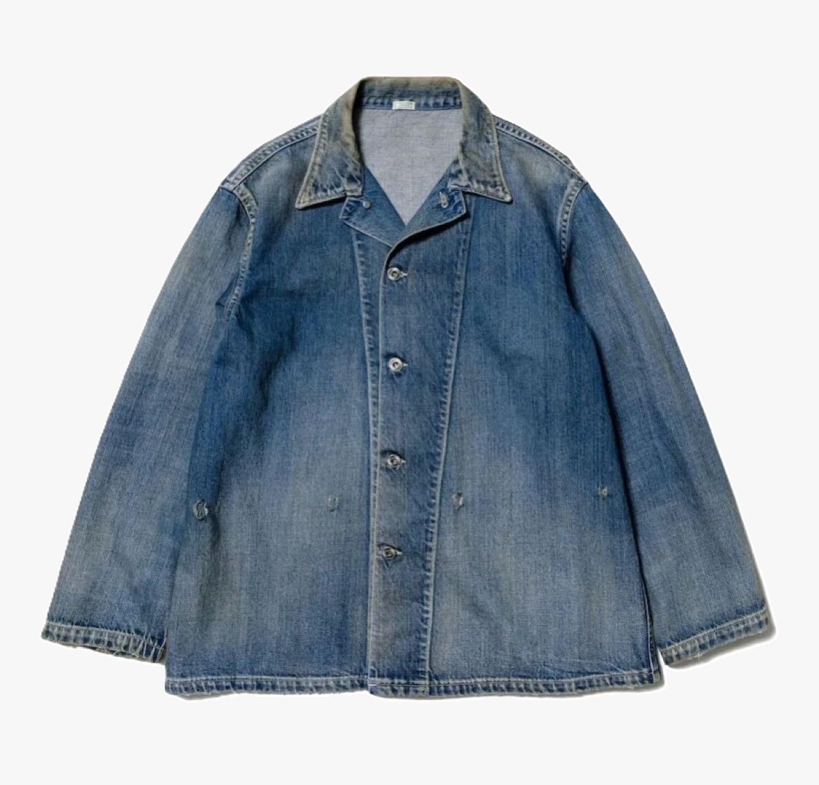 LAST PCS: A.PRESSE US AMRY VINTAGE DENIM COVERALL JACKET - SIZE 1 PRE ORDER ITEM (預訂中)