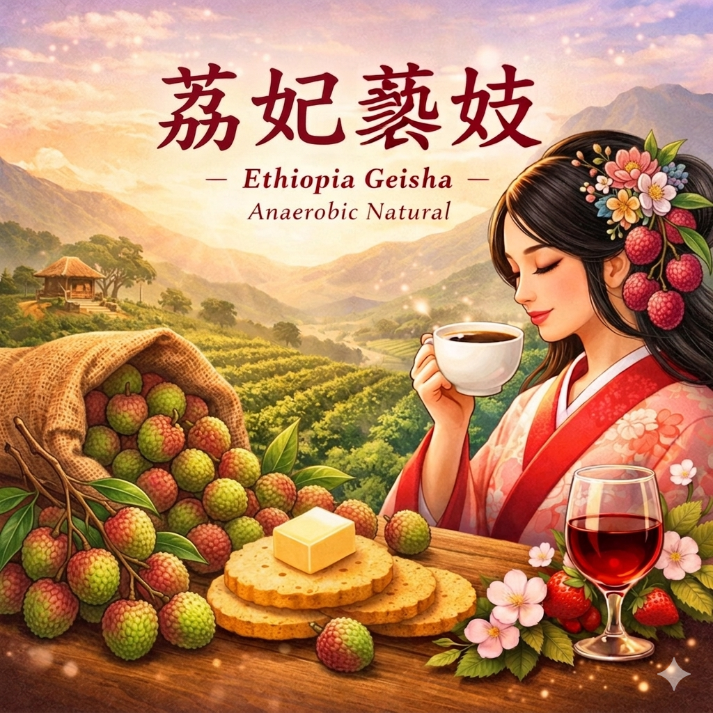 衣索比亞茘妃藝伎咖啡豆買一送一