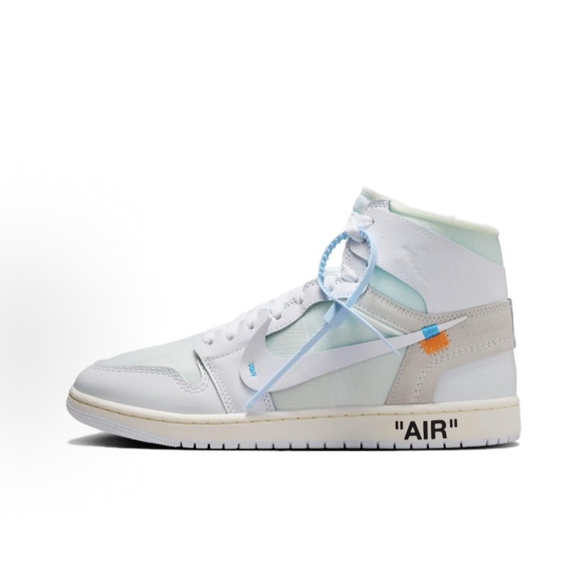 限定聯名款 V.A.A. x Air Jordan 1 High OG "Alaska" 冰川白 冰藍 Off-White AA3834-100